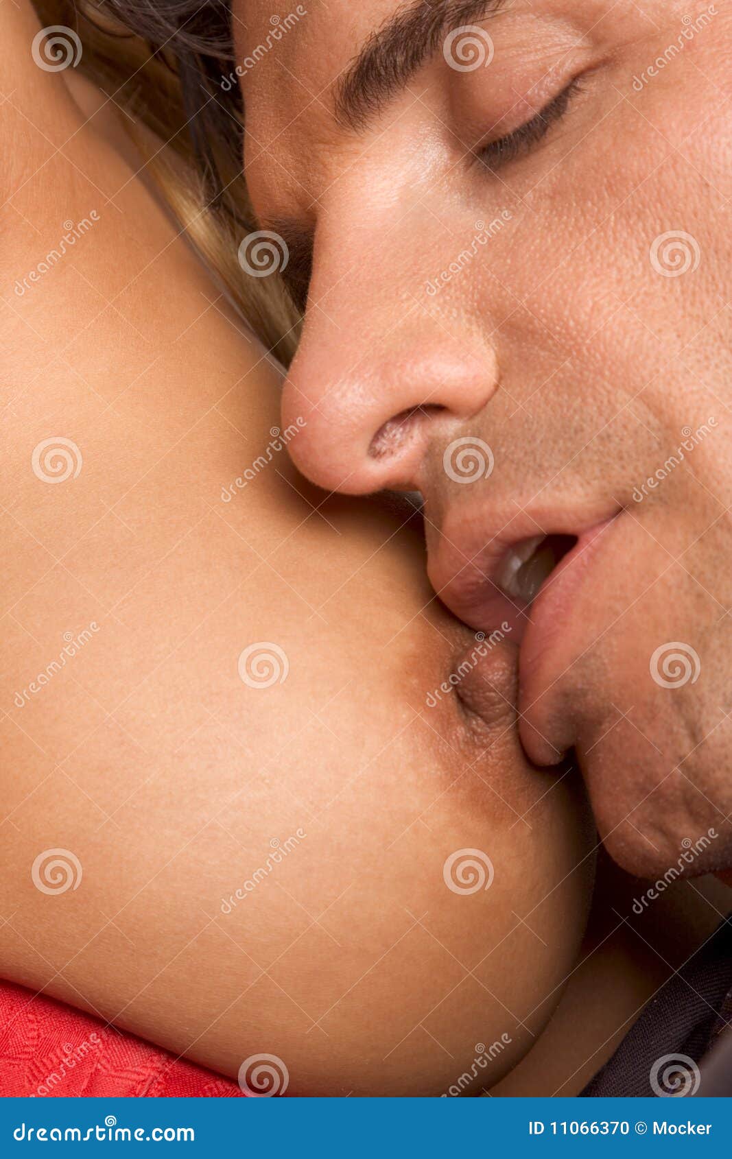 Boobs nipple kiss