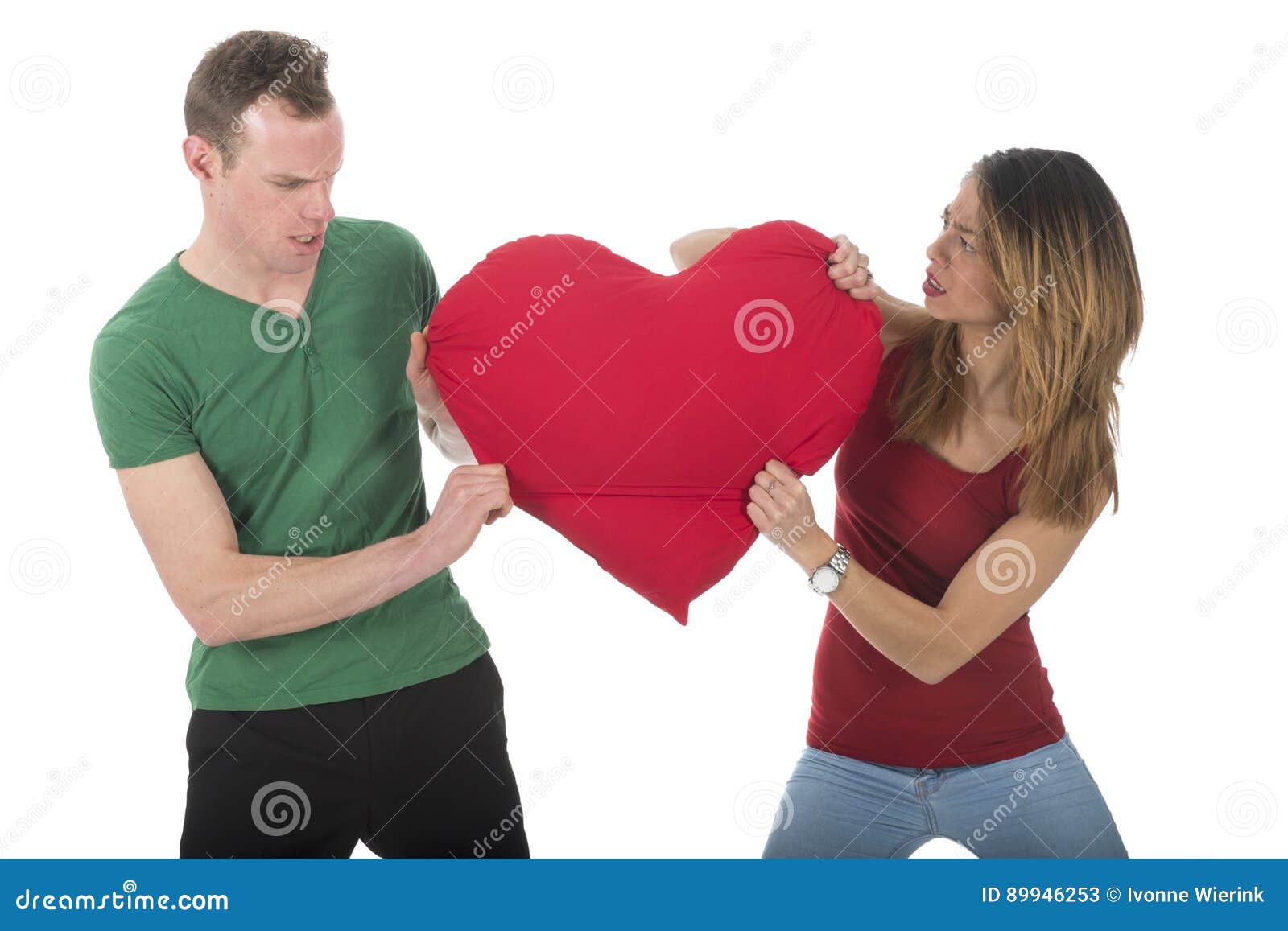 Couple fighting for love stock image. Image of furious 89946253