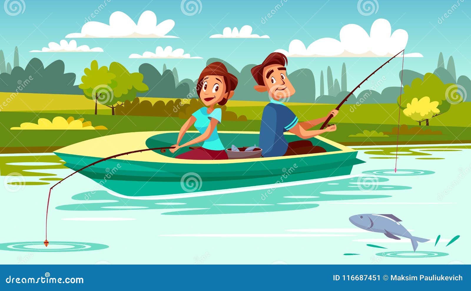 Fishing Cartoon Stock Illustrations – 67,460 Fishing Cartoon Stock  Illustrations, Vectors & Clipart - Dreamstime