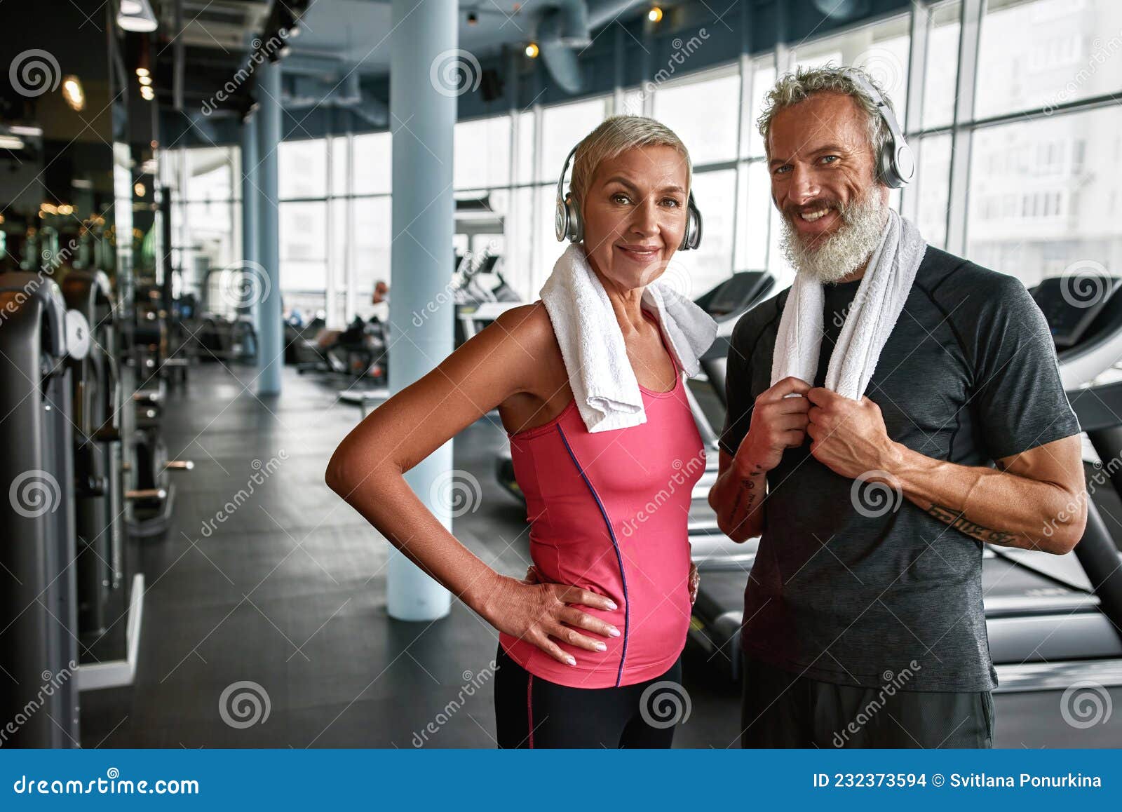 Couple of Fit Seniors Living Active Life Stock Photo - Image of