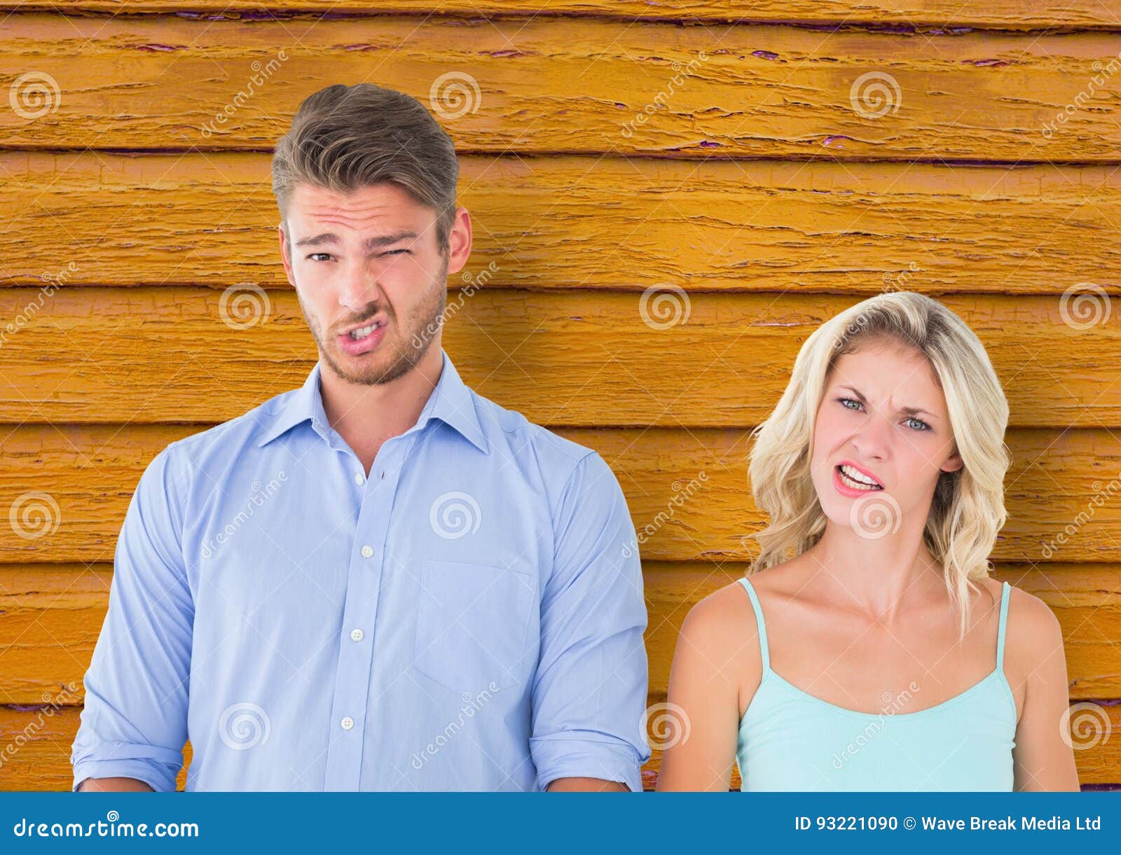 Couple With Funny Kitten Royalty-Free Stock Photography | CartoonDealer