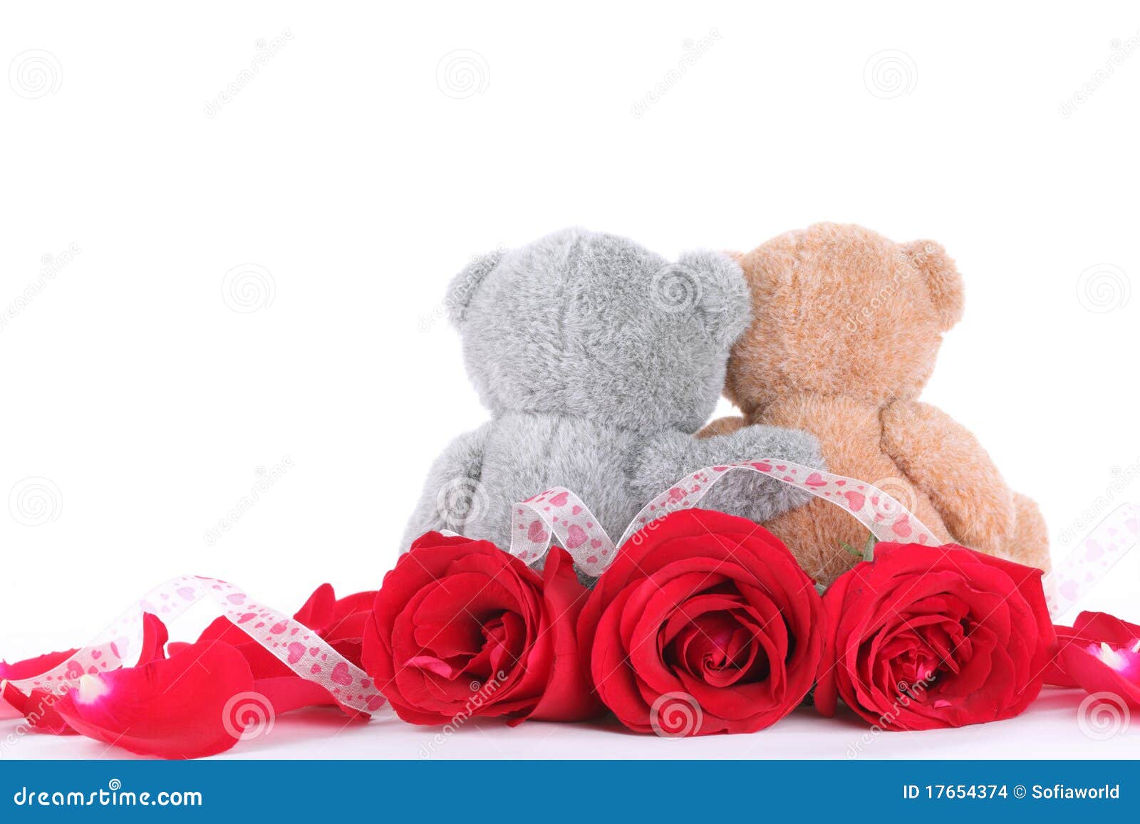 rose made teddy bear