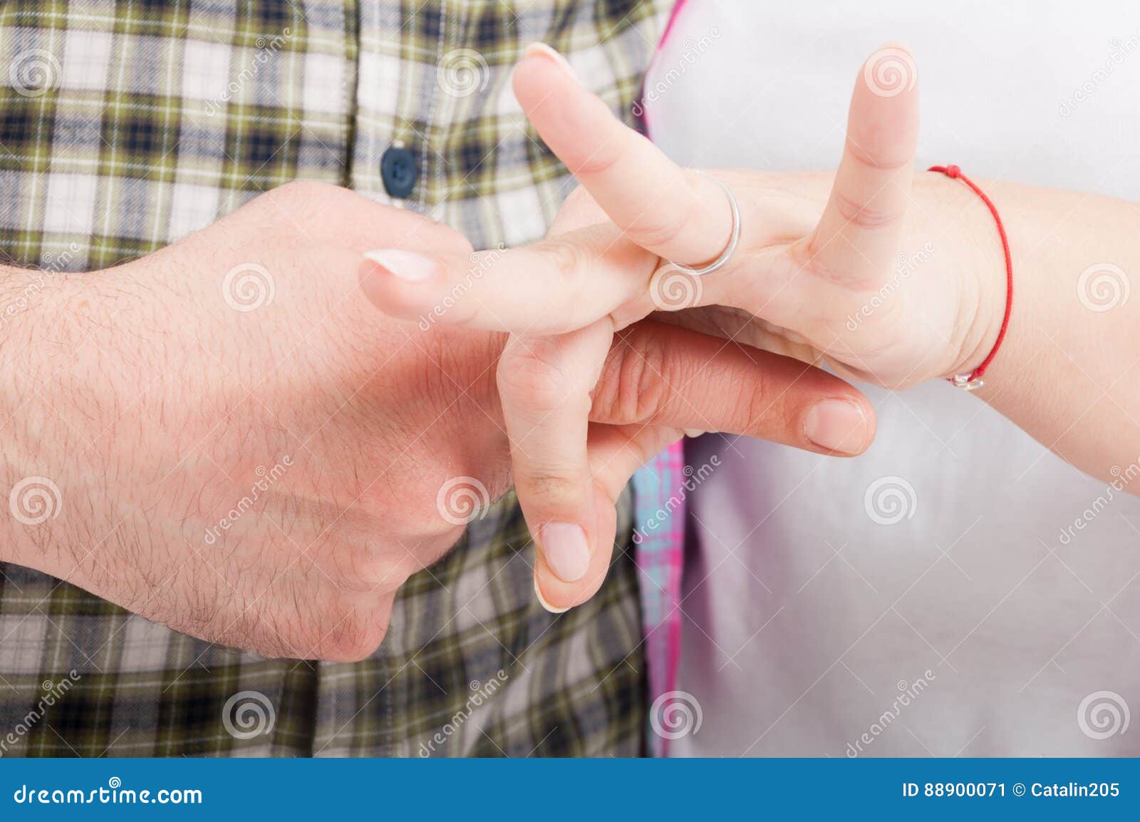 Couple Hands Making Sex Gesture Stock Image Image Of Passion Flirting 88900071