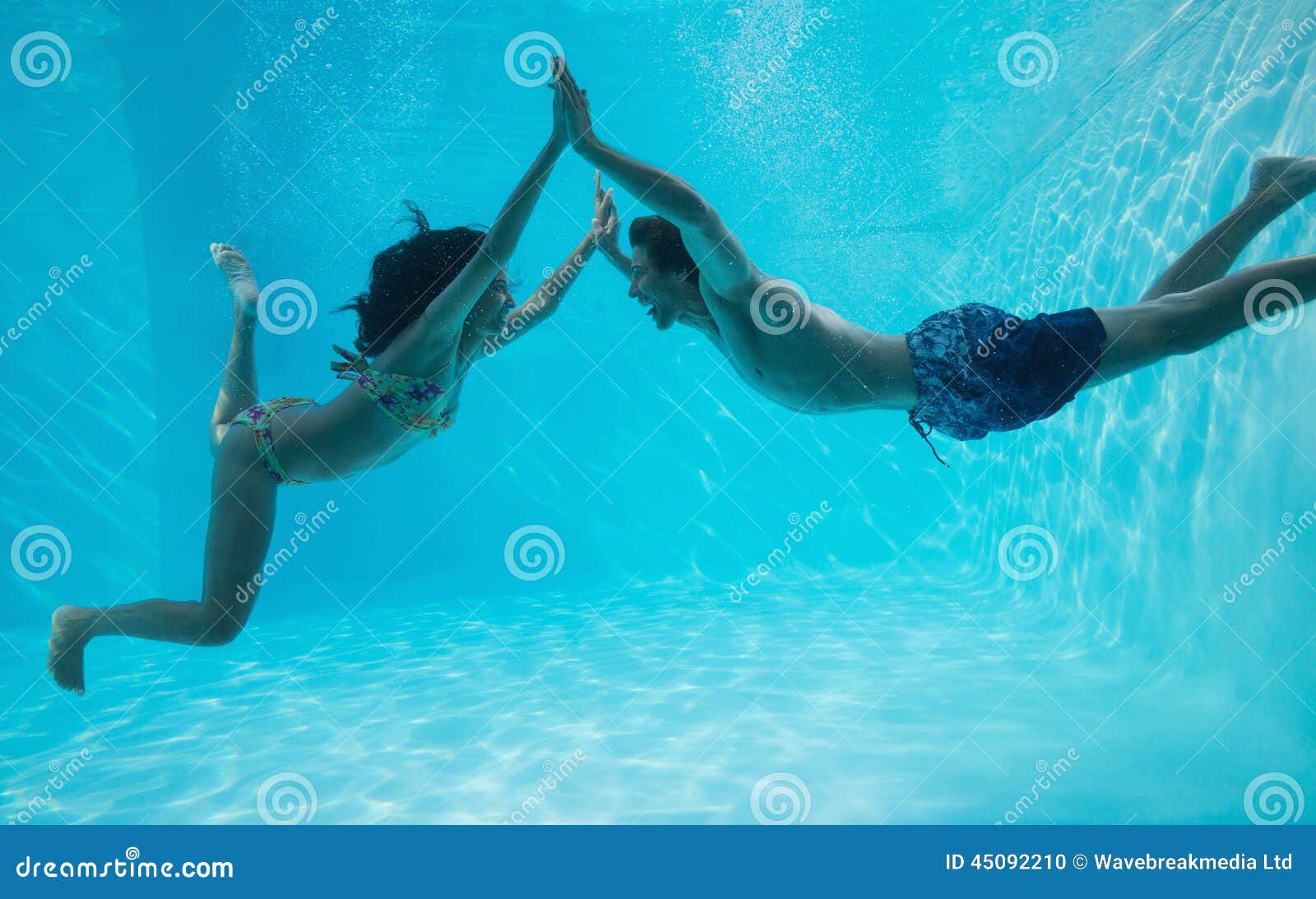 Young Woman Swimming In The Sea Stock Footage Video 
