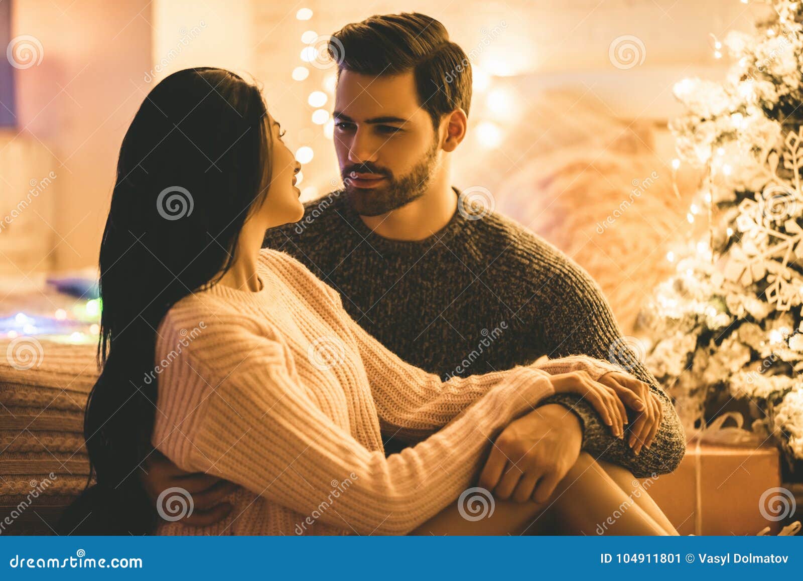 Couple At Home Stock Image Image Of T Lying