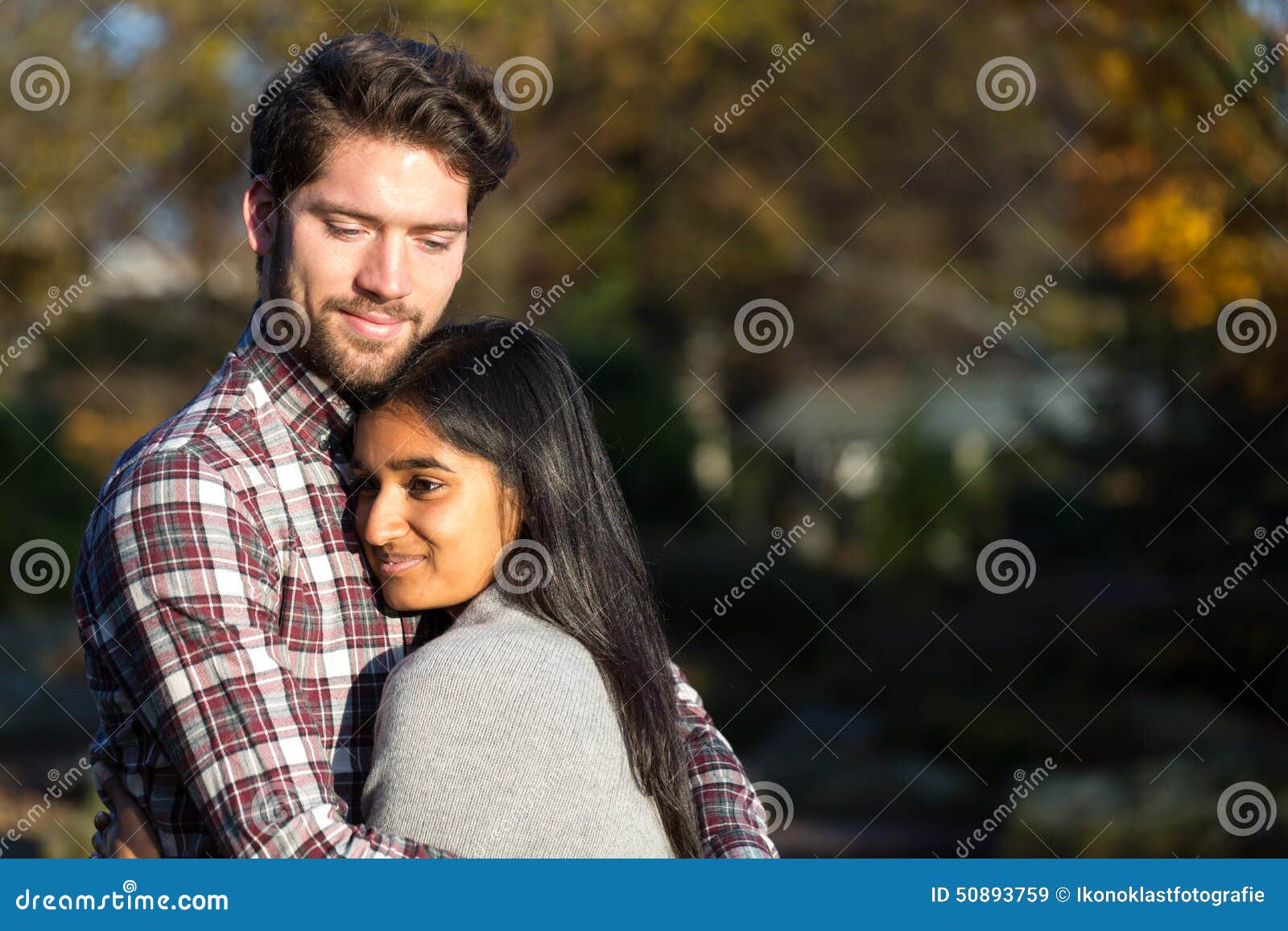 Couple In Love Hugging And Kissing Outside Stock Image Image Of Relationship Love 50893759