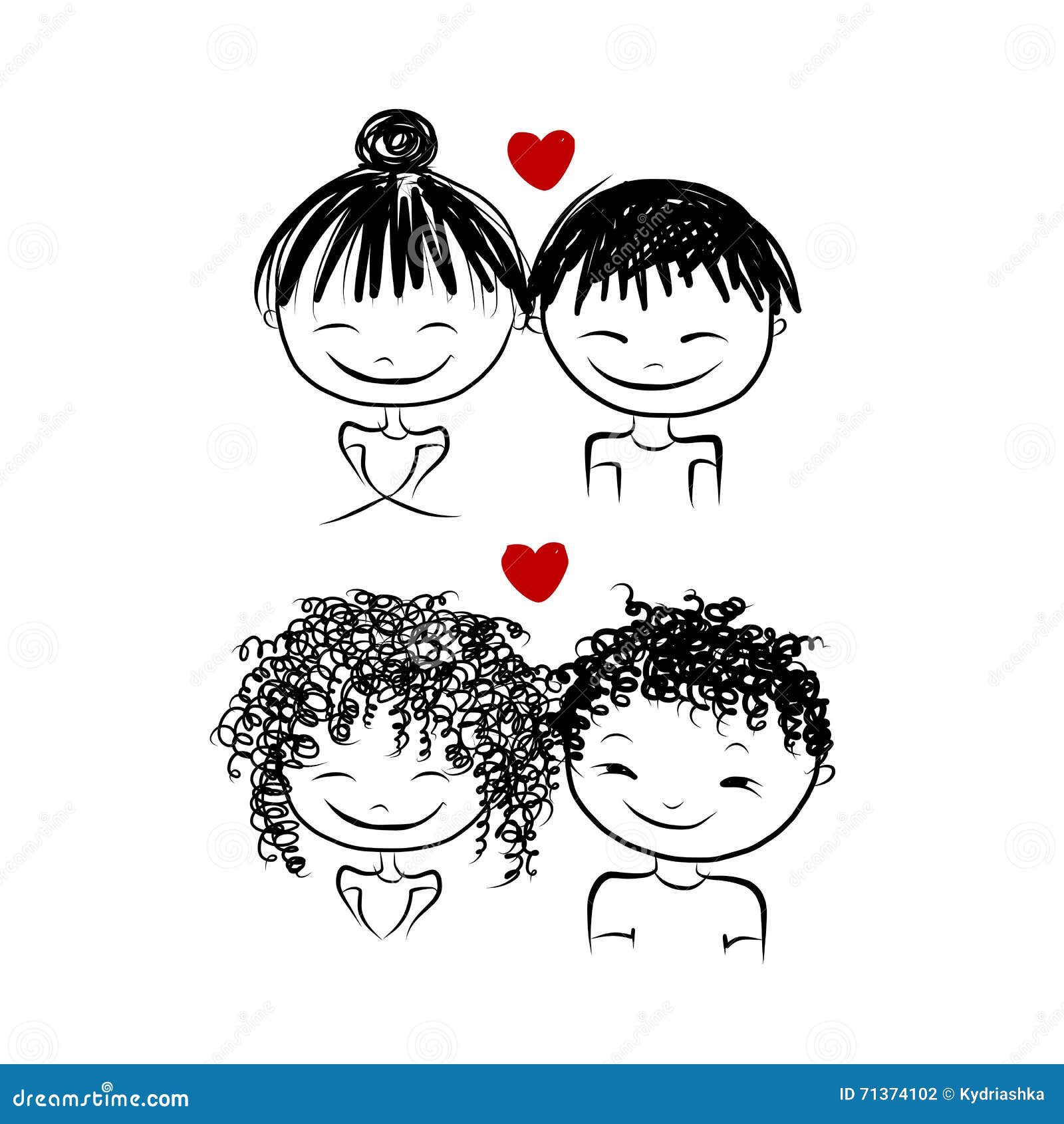 Boy and girl collage, Drawing couple Stick figure Sketch, Romantic Couple  sketch, love, angle png | PNGEgg