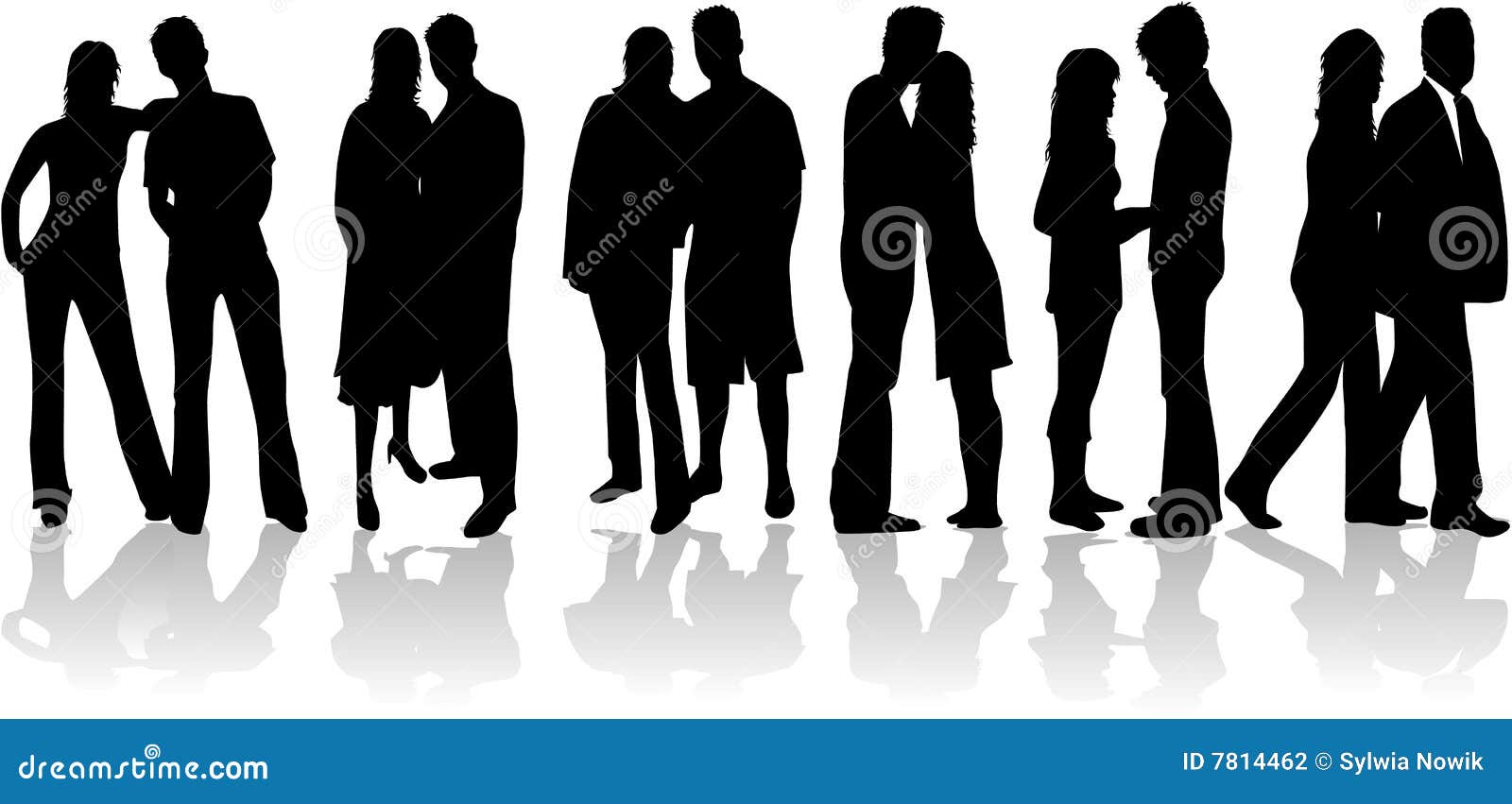 Couple people vector stock vector. Illustration of friends - 7814462