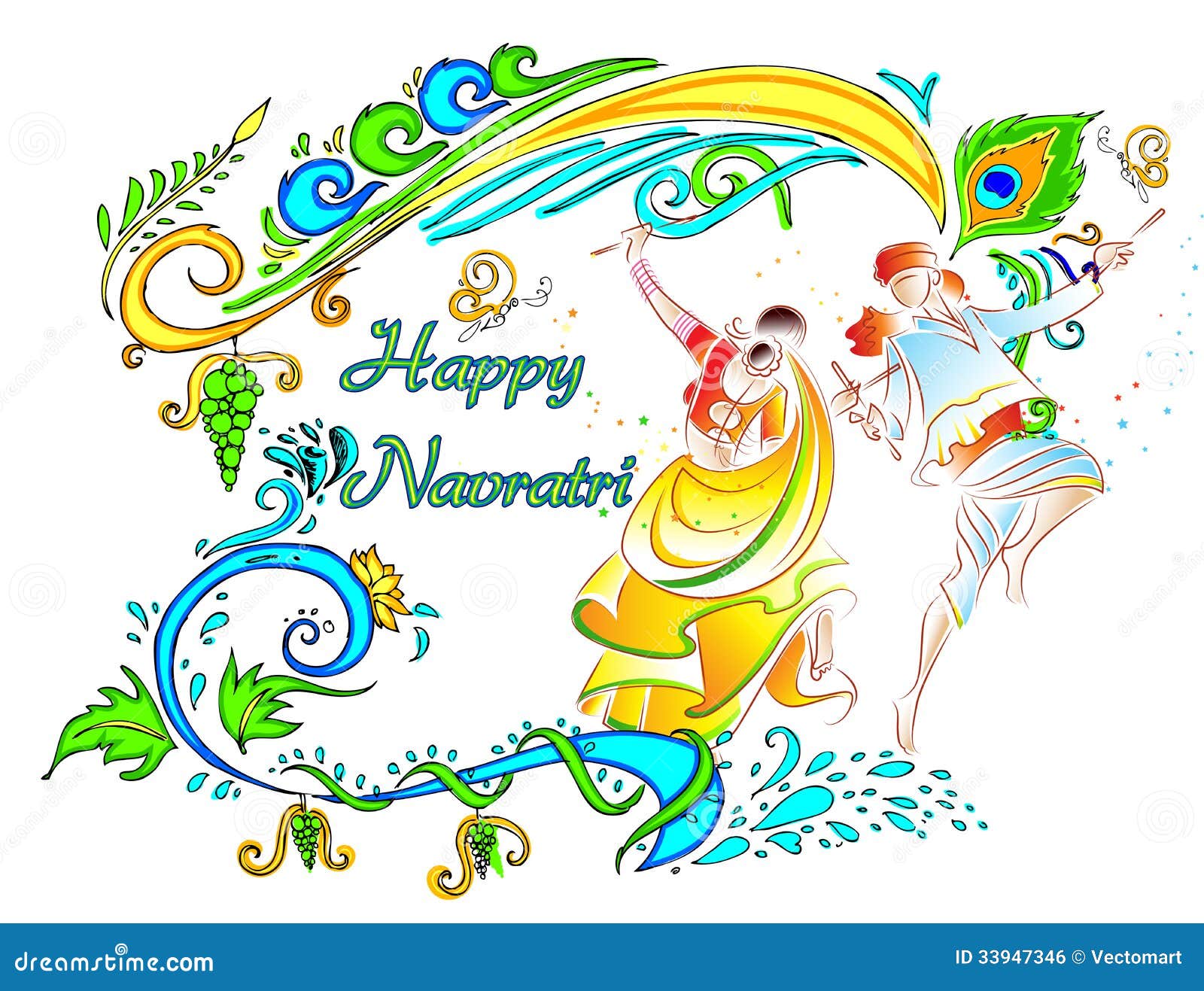 navratri clipart vector - photo #14