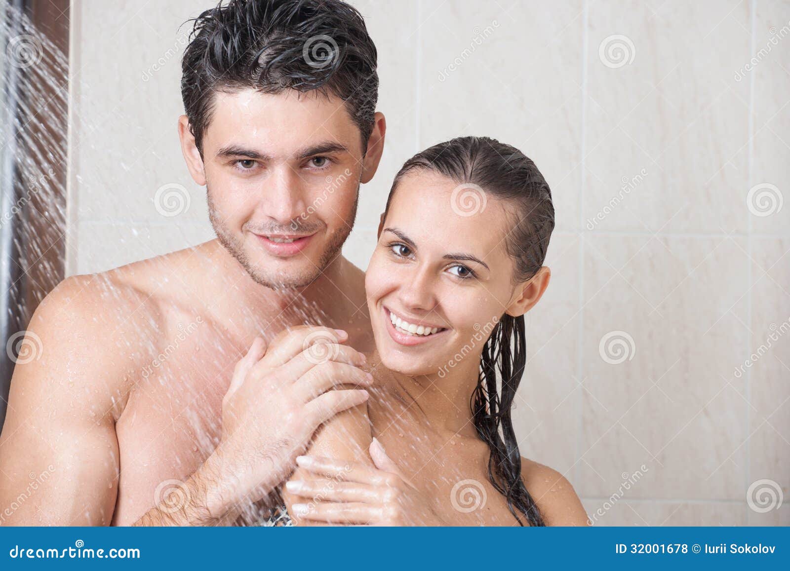 Lovely Shower Couple