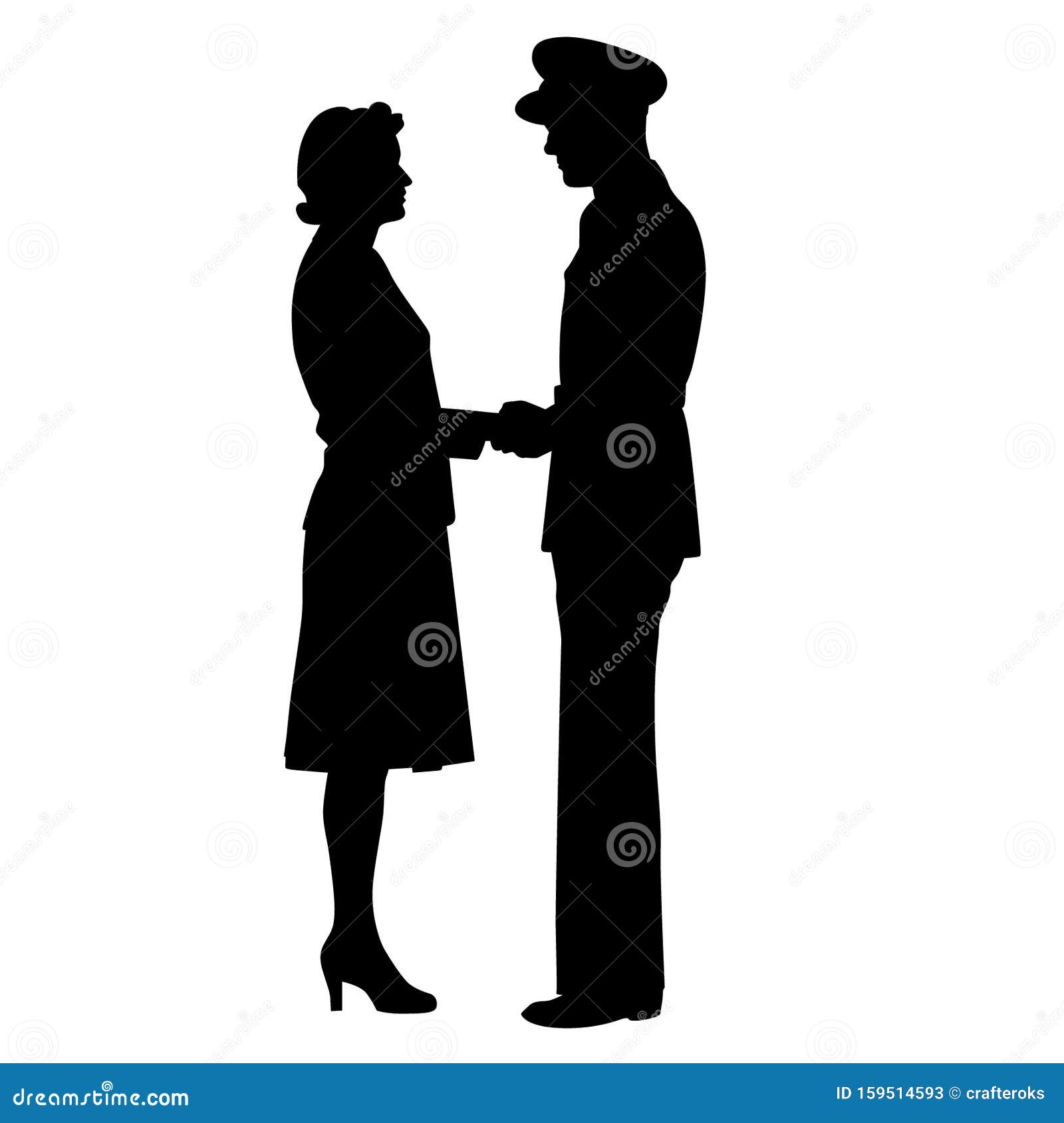 Couple Military Stock Illustrations 296 Couple Military Stock Illustrations Vectors Clipart Dreamstime
