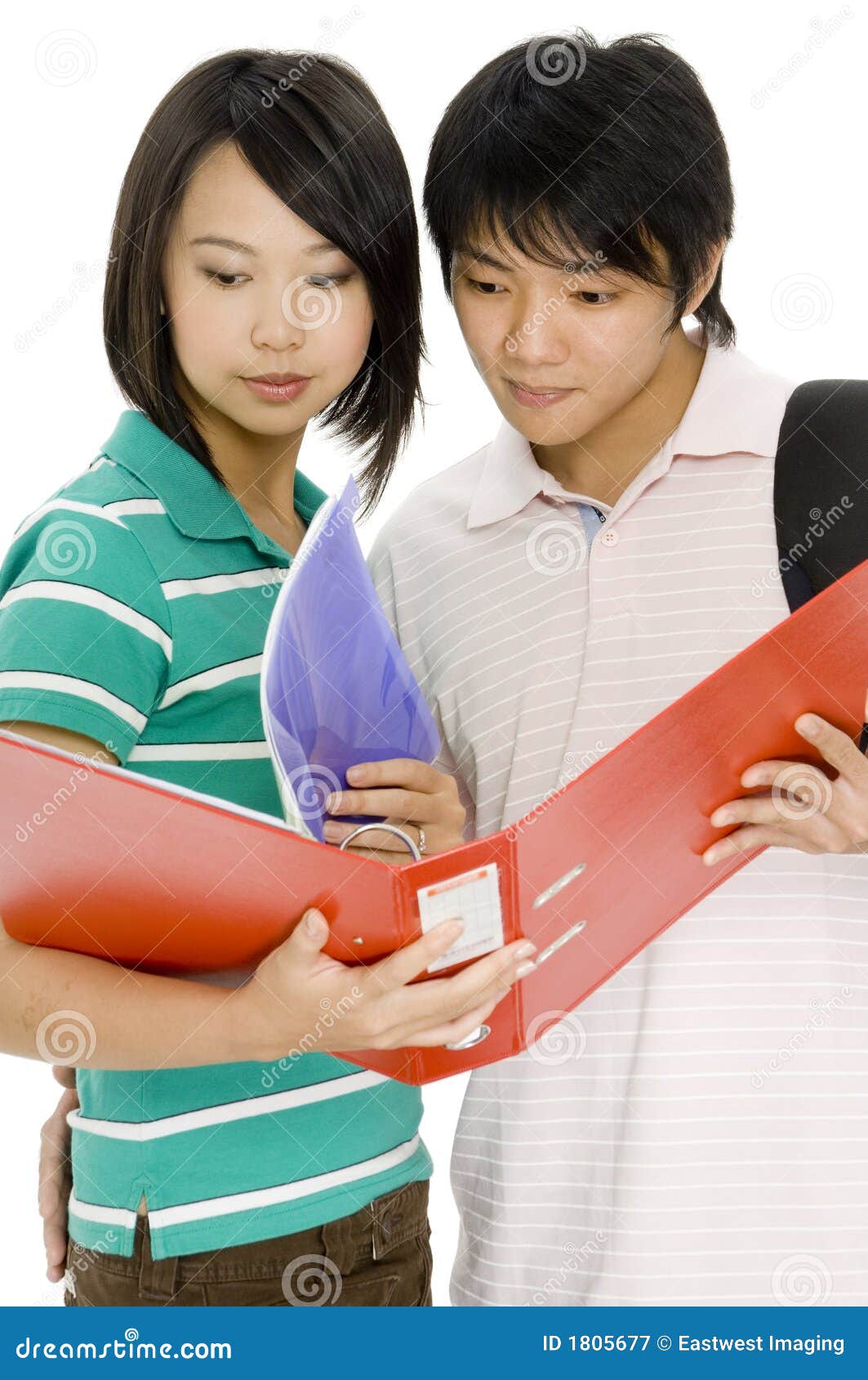 Couple Studying stock image. Image of boyfriend, white - 1805677