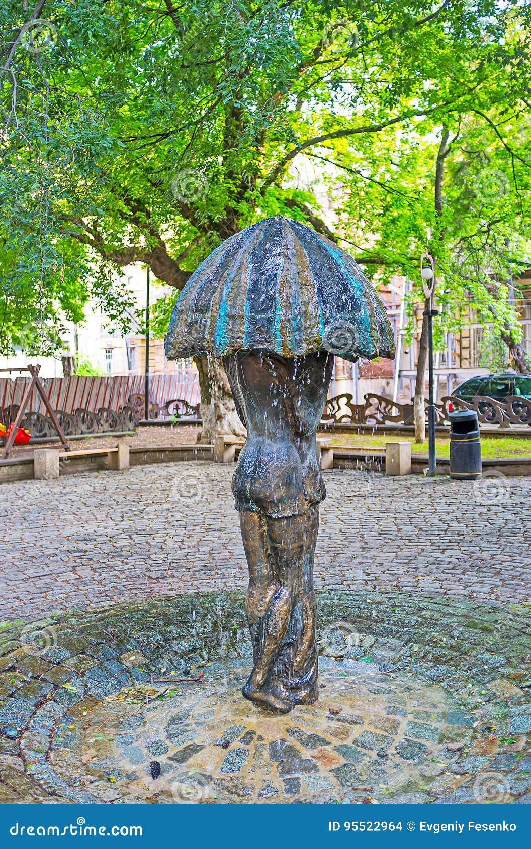 couple under the rain in tbilisi