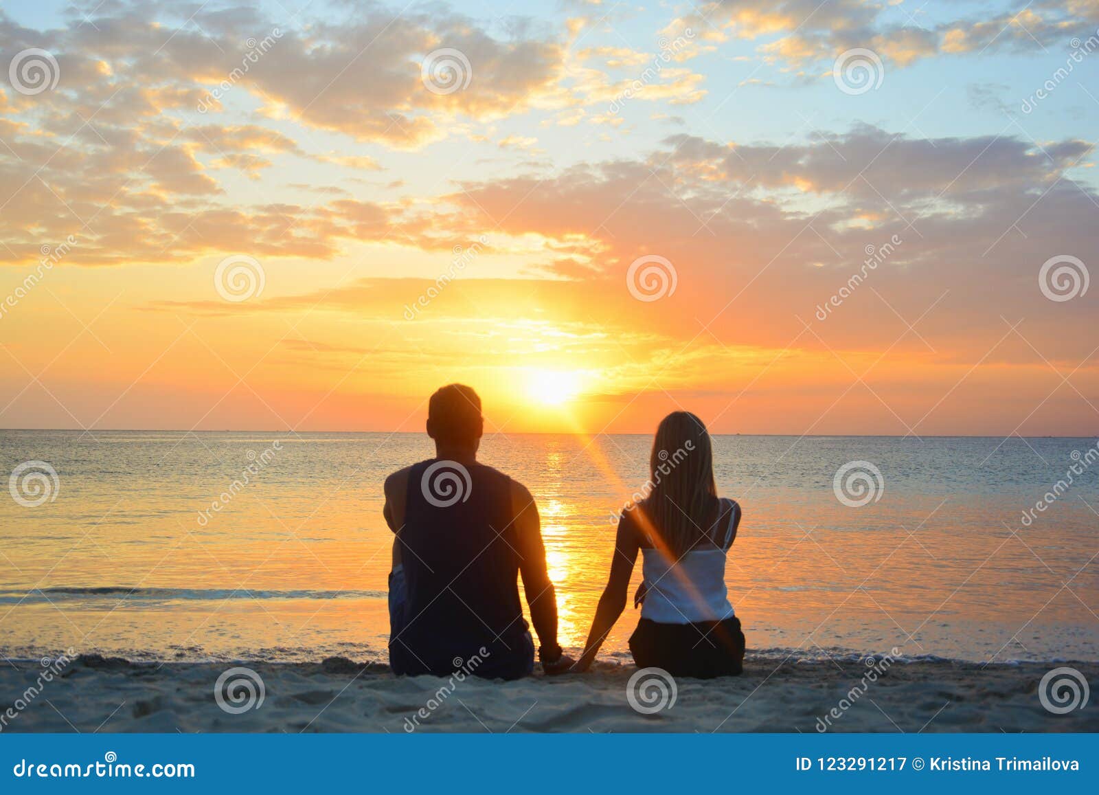 Couple Watching the Sunset on the Beach Stock Image - Image of honeymoon, couple: 123291217 Couple Watching The Sunset On The Beach Stock Image - Image Of Honeymoon, Couple: 123291217