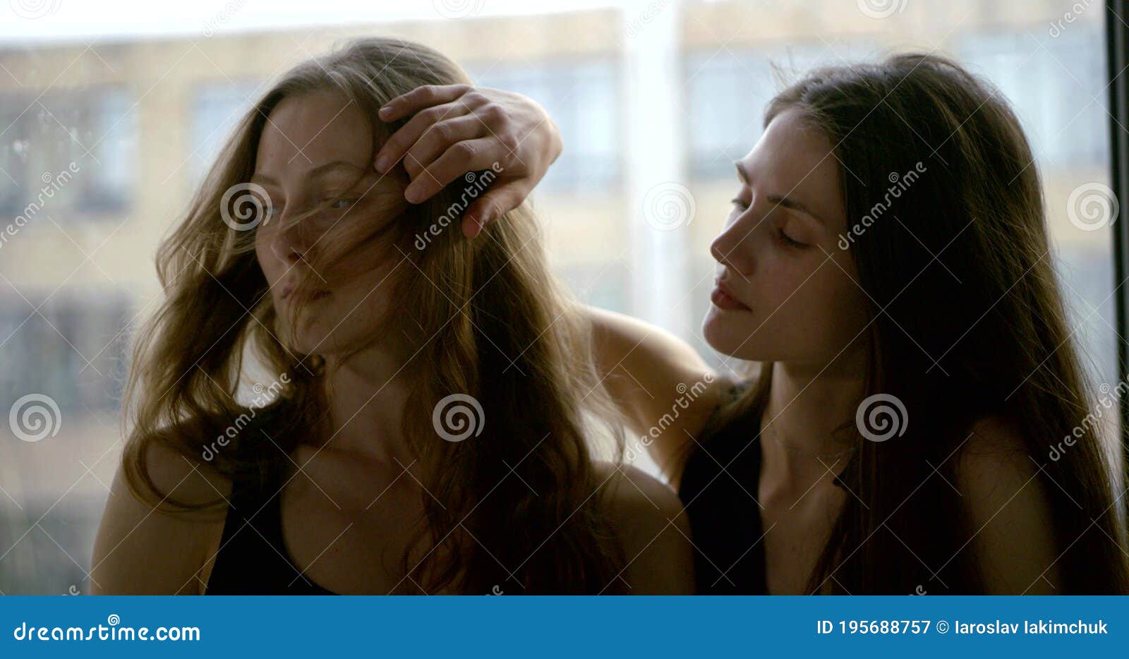 Lesbians Taking Showers Together