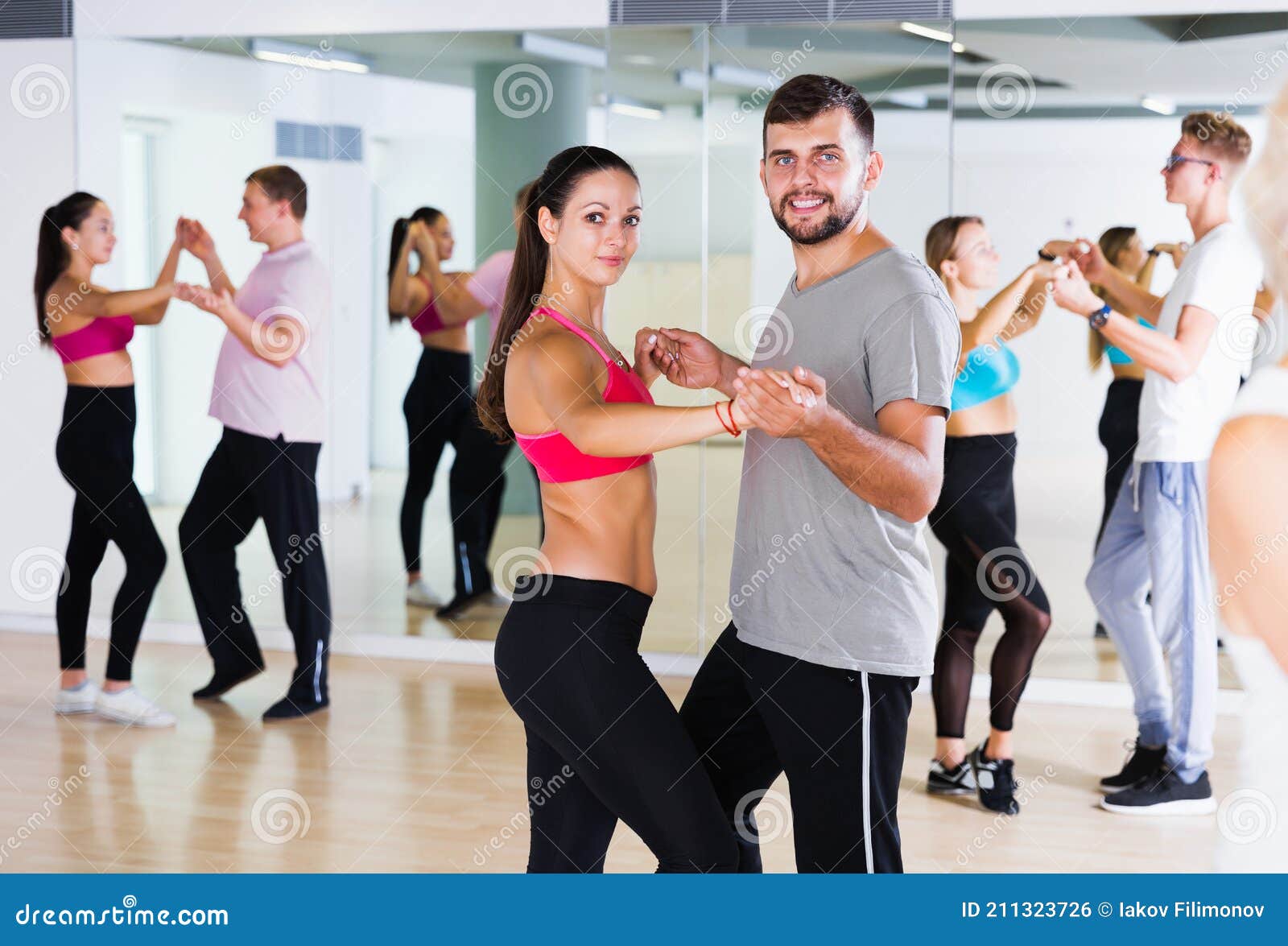 Couples Enjoying of Partner Dance Stock Photo - Image of hobby, foxtrot