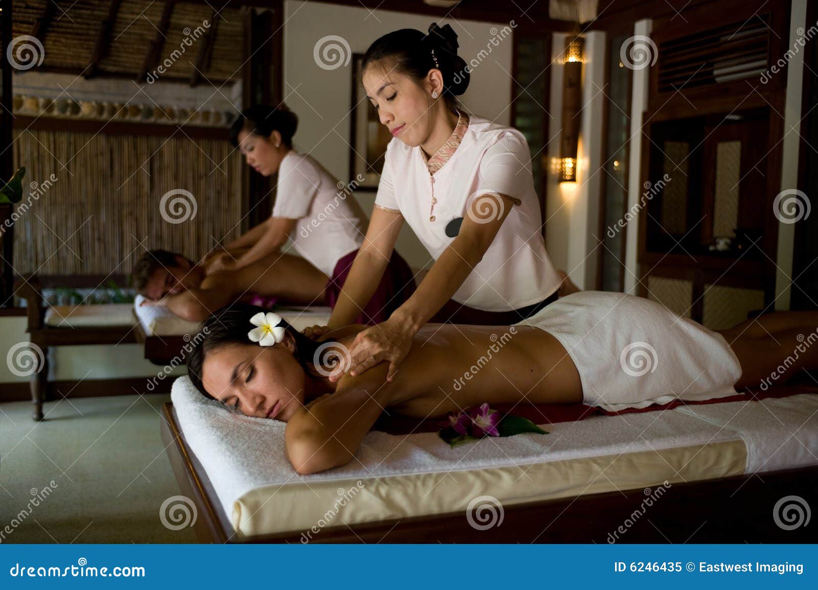 Couples Massage Stock Image Image Of Asian Massage Honeymoon 624