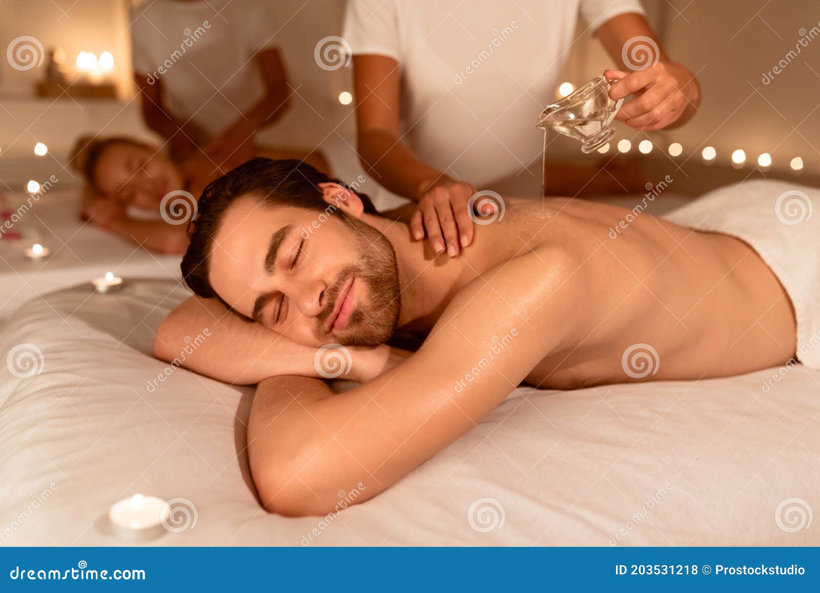 237 Couples Massage Stock Photos image