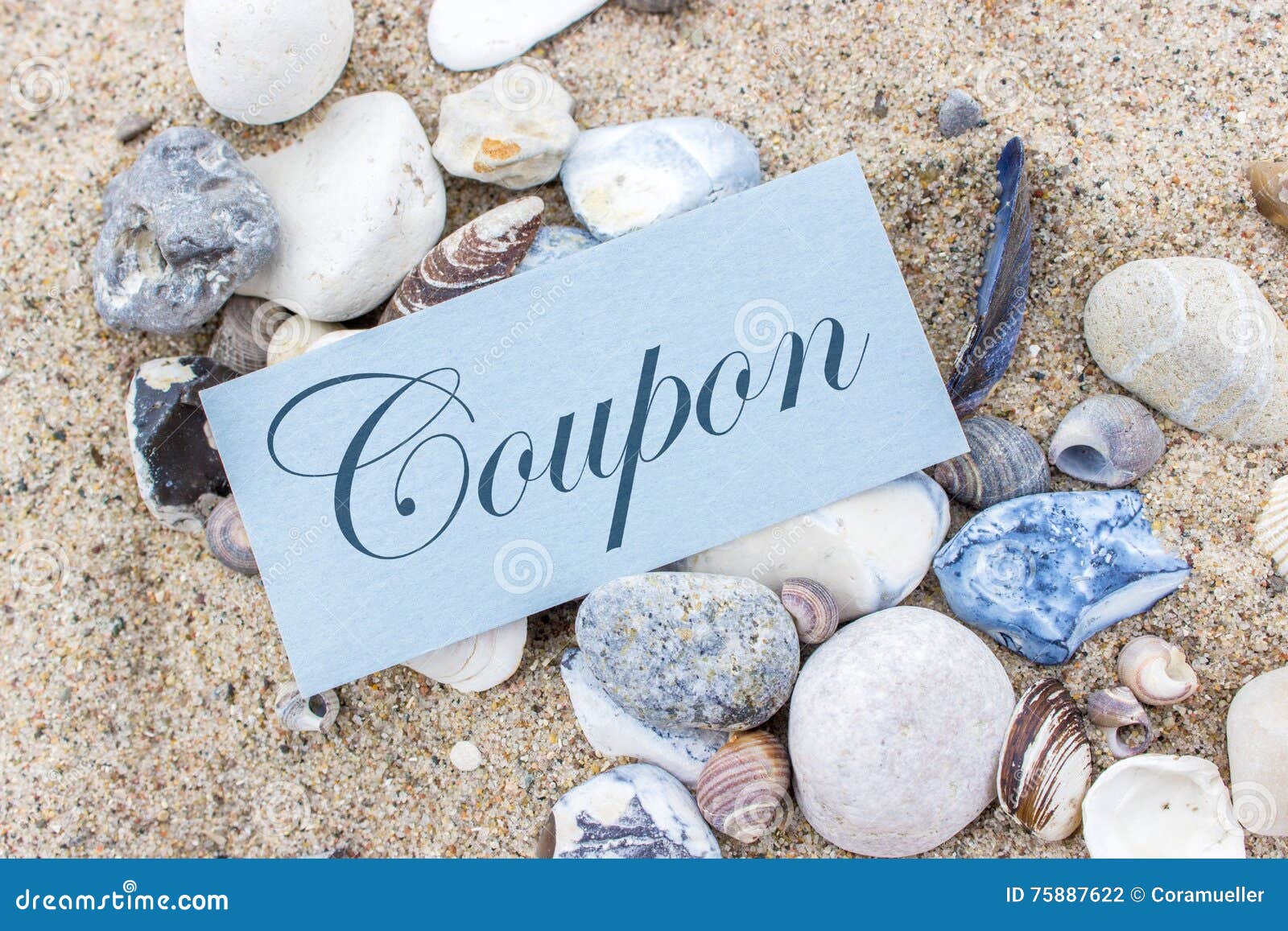 Coupon stock photo. Image of font, beach, coupon, vacation 75887622
