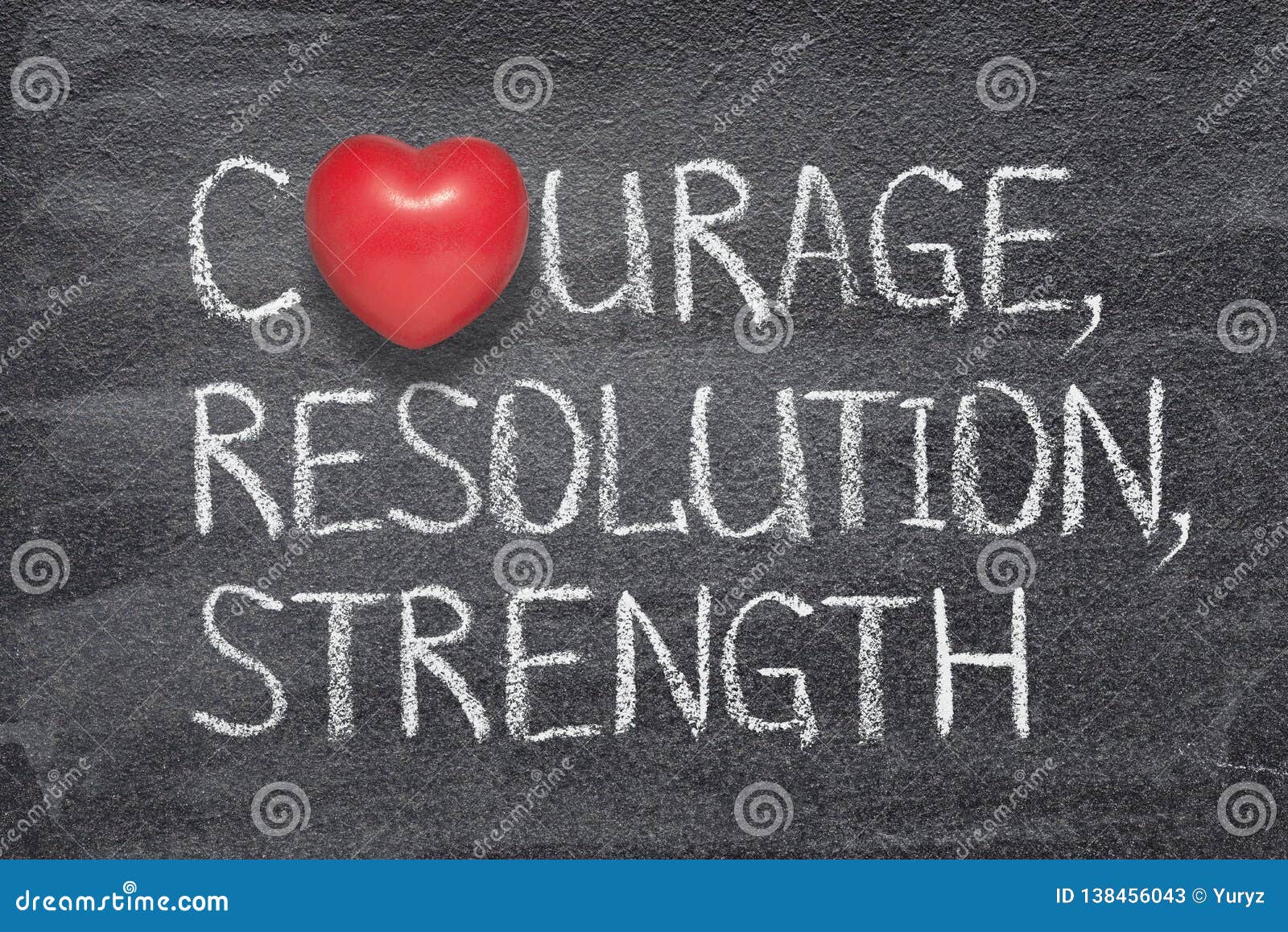 Courage, Resolution, Strength Stock Image - Image of heart, resolution ...