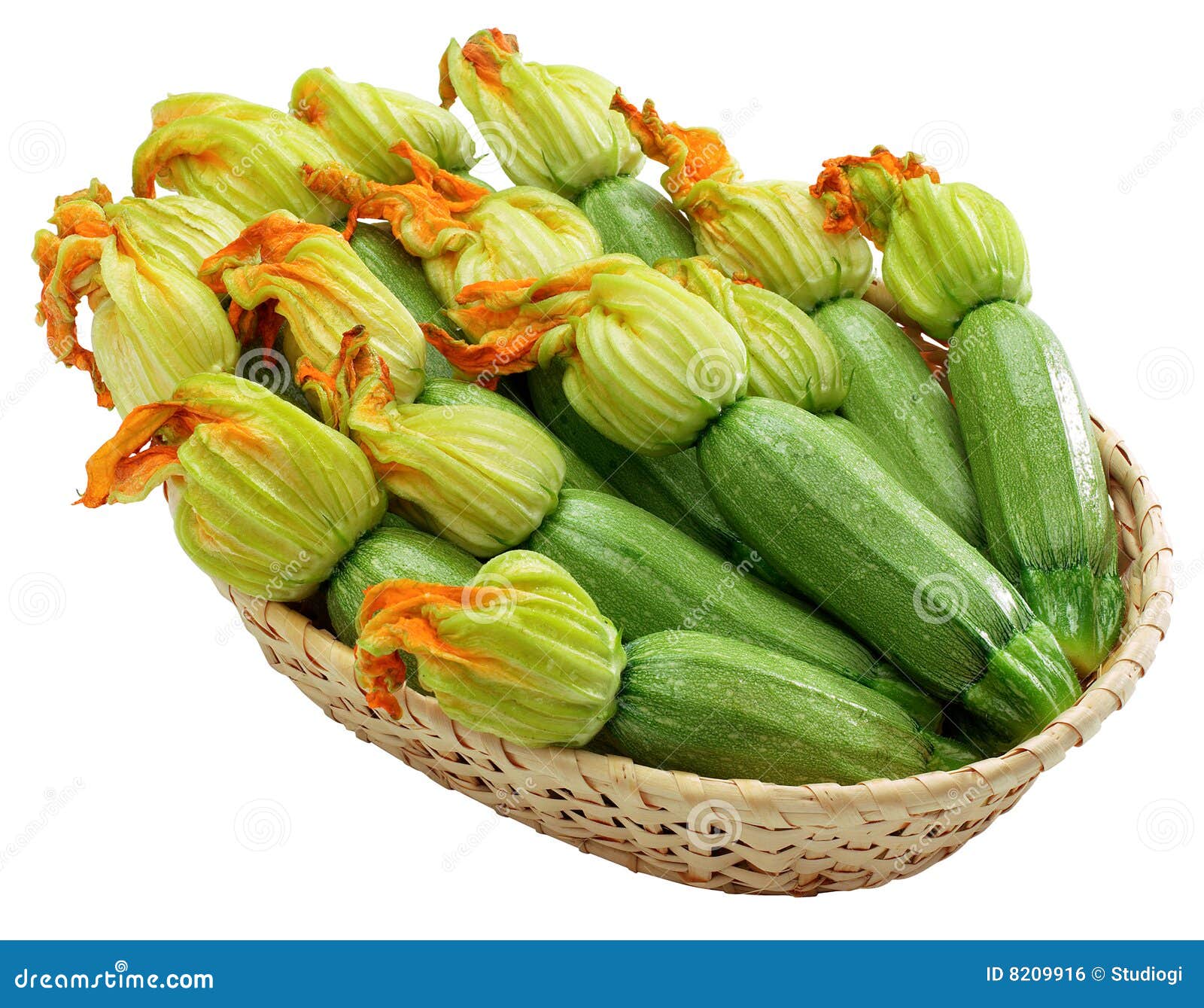 Courgette with flowers stock photo. Image of lush, dieting 8209916