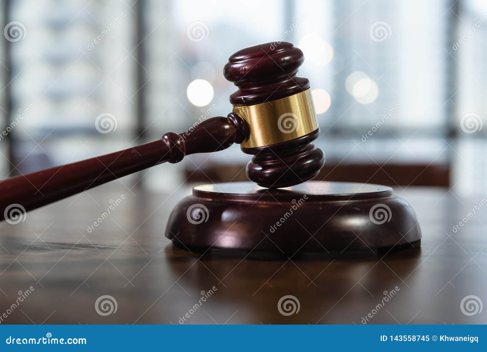 court of justice, law and rule concept, judge`s gavel on the table