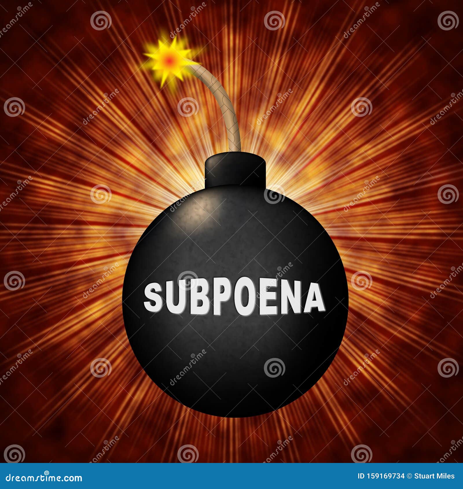 court subpoena bomb represents legal duces tecum writ of summons 3d 