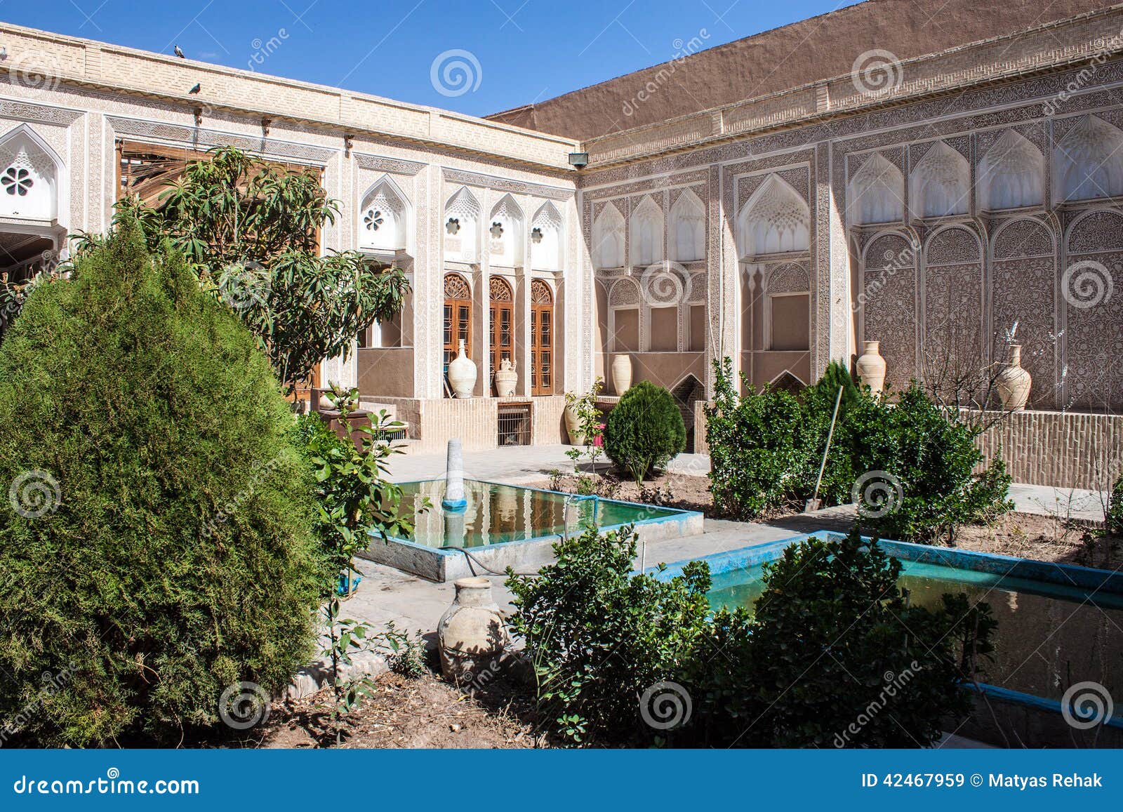 Courtyard Traditional House Yazd Stock Photos - Free \u0026 Royalty-Free Stock  Photos from Dreamstime, image size:1600x1157
