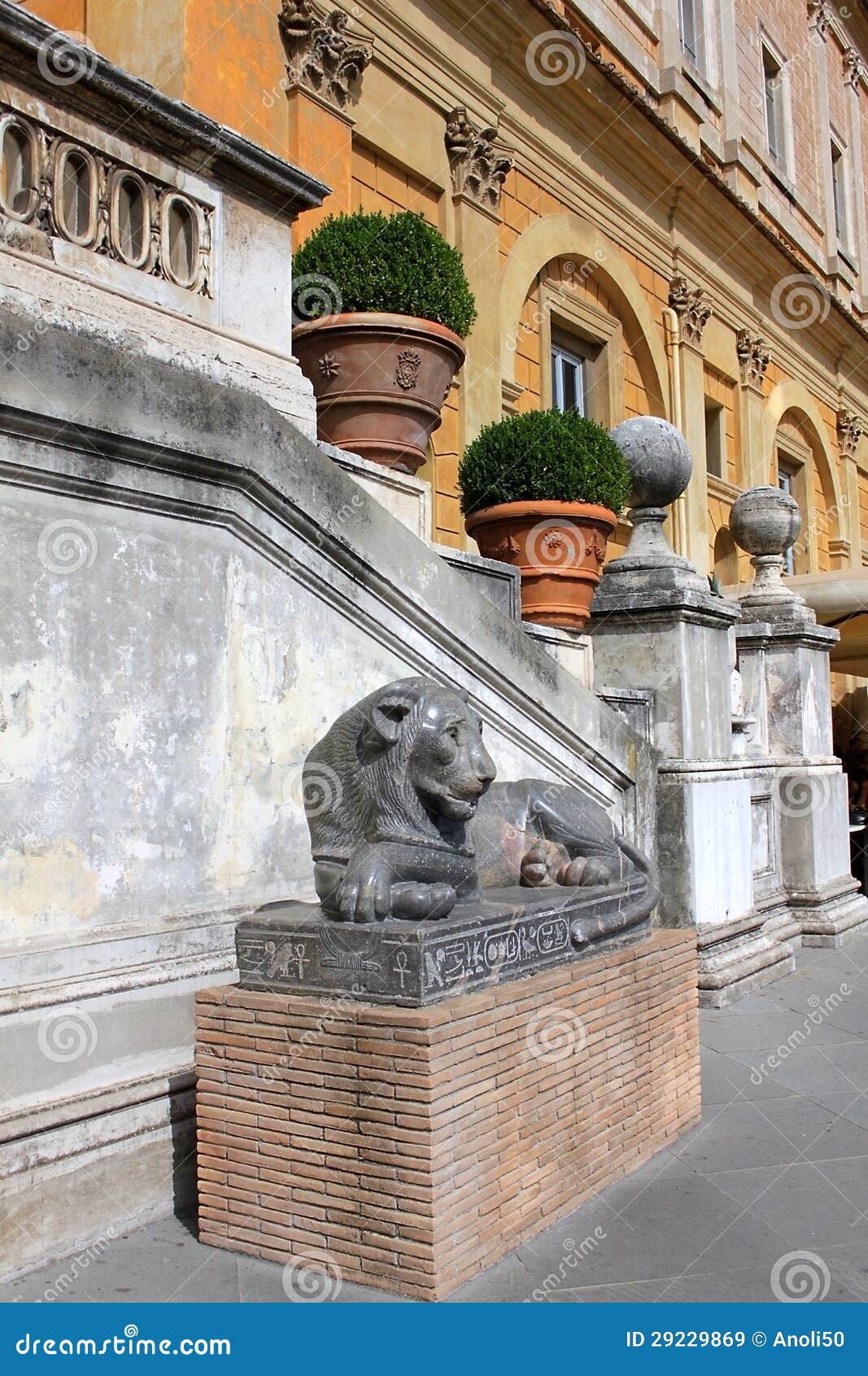 Courtyard of the Vatican Museum Editorial Stock Image Image of