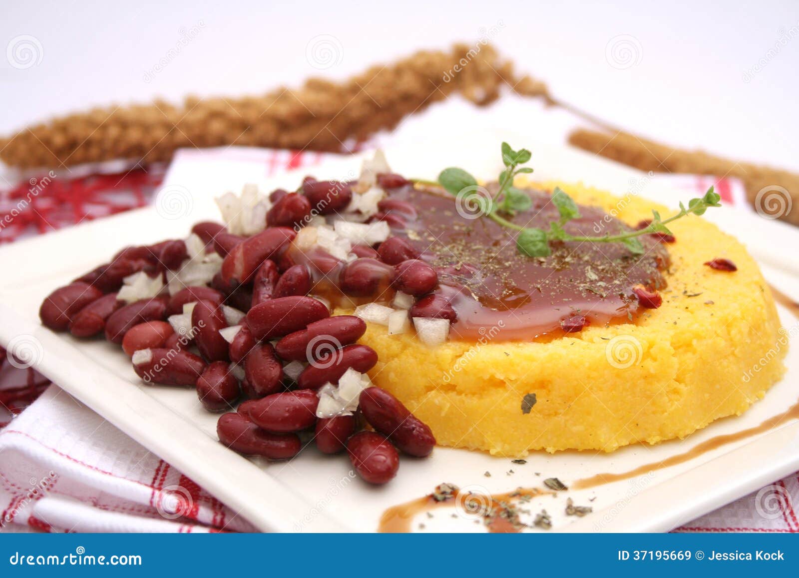 Couscous with Kidneybeans stock image. Image of lunch 37195669