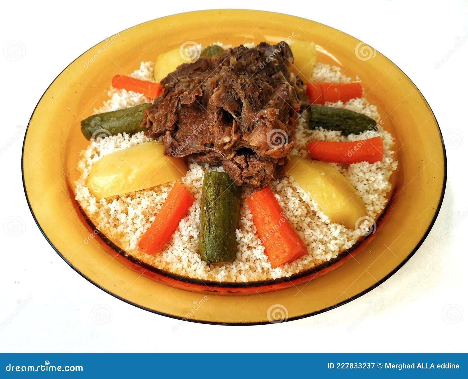 The Couscous a North African Dish Stock Image Image of dish, north