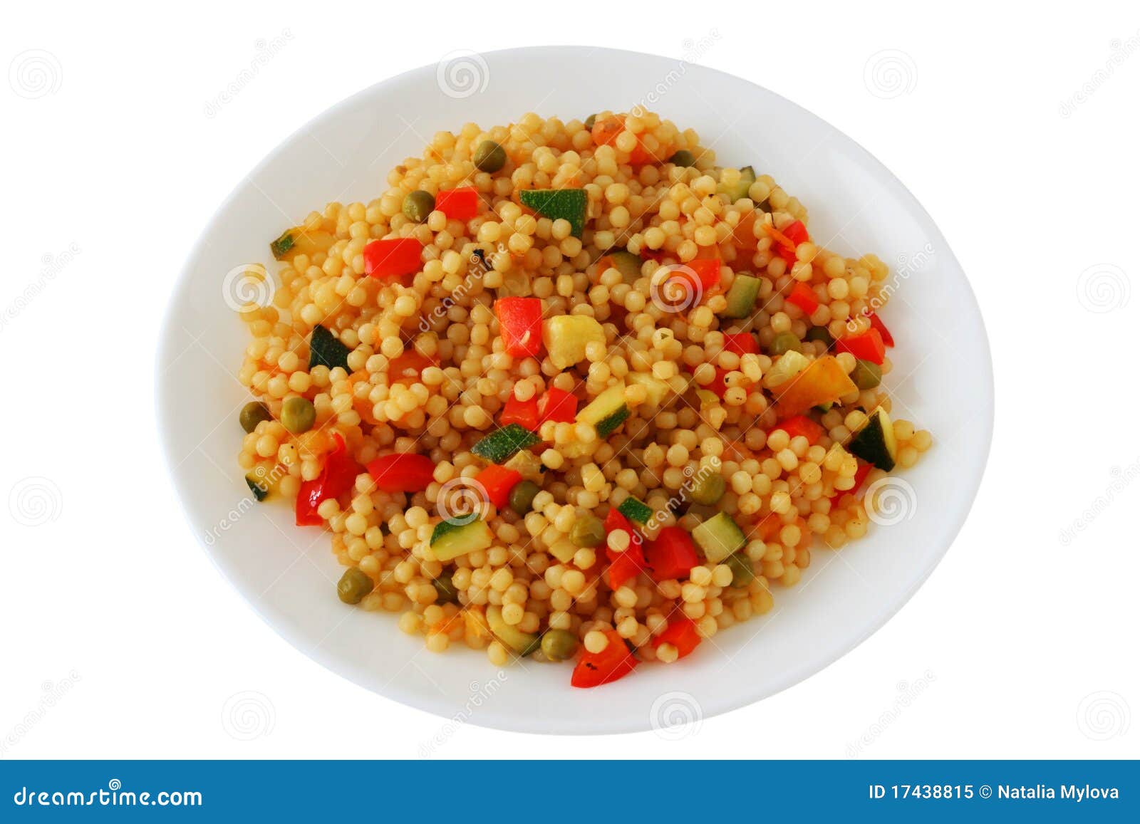 Couscous with vegetables stock image. Image of vegetable 17438815