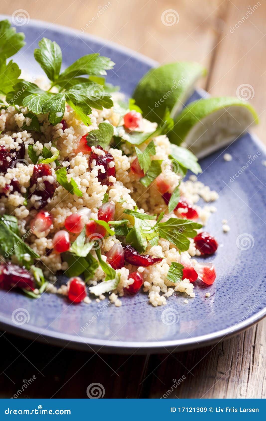 Couscoussalat stockbild. Bild von salat, gesund, moosbeeren - 17121309