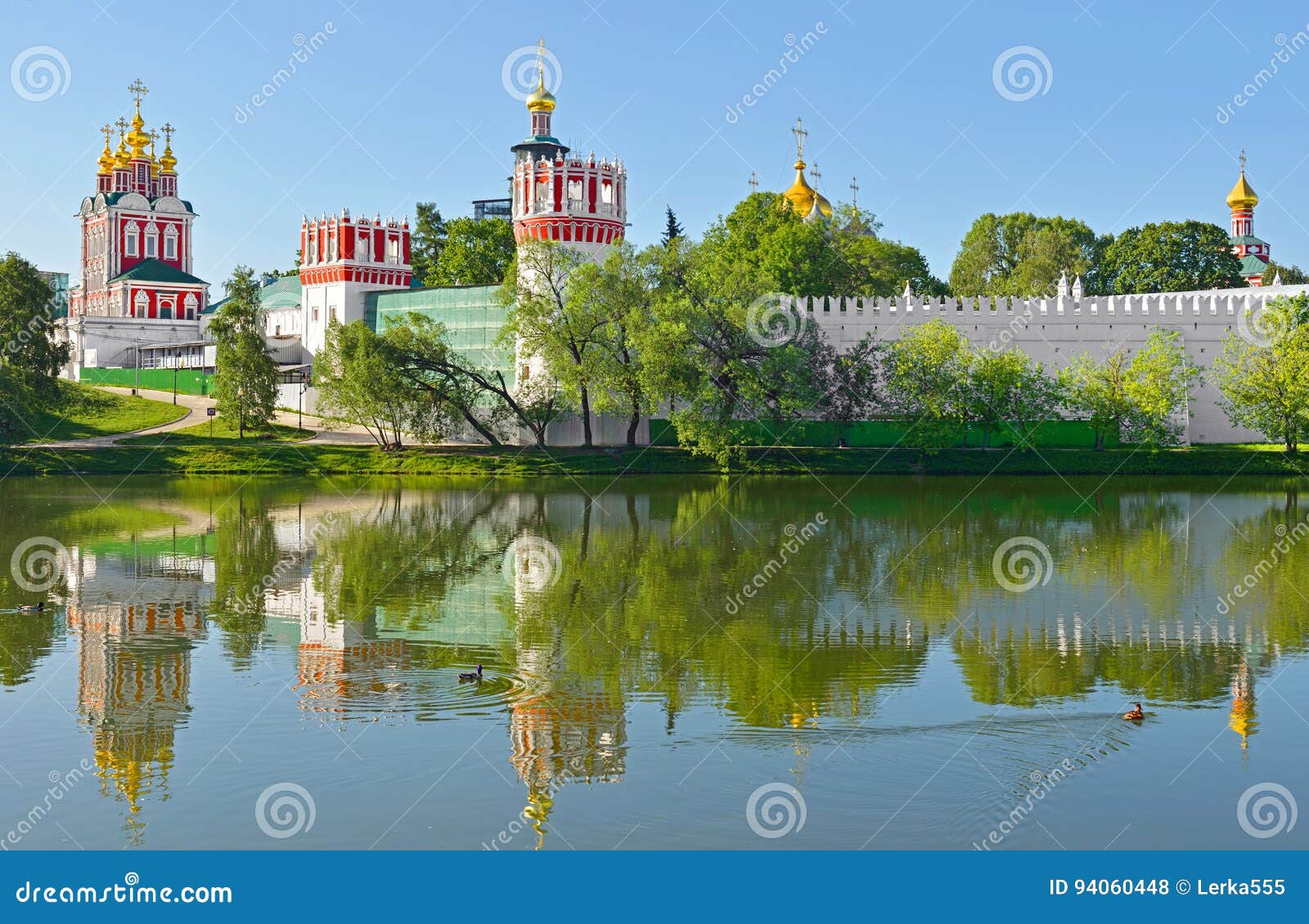 Couvent de Novodevichy, également connu sous le nom de monastère 1524 de Bogoroditse-Smolensky Moscou, Russie Matin