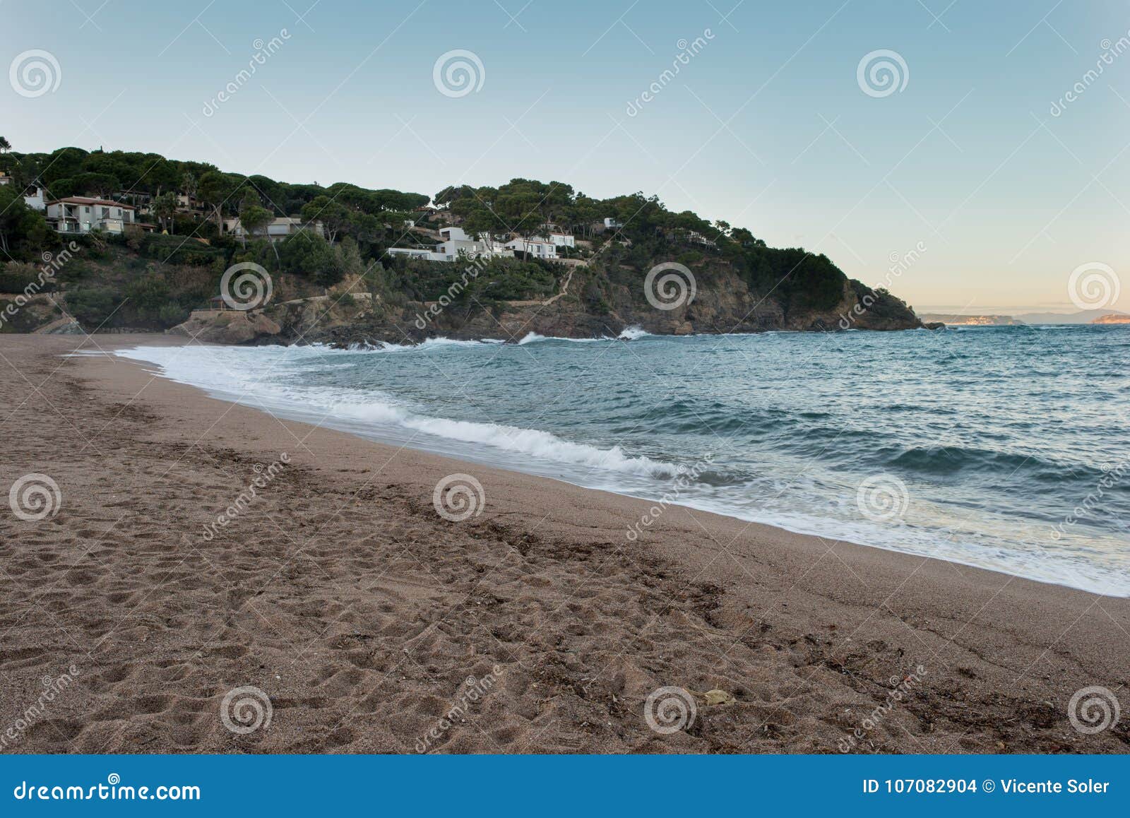 the cove of aiguafreda on the costa brava, girona