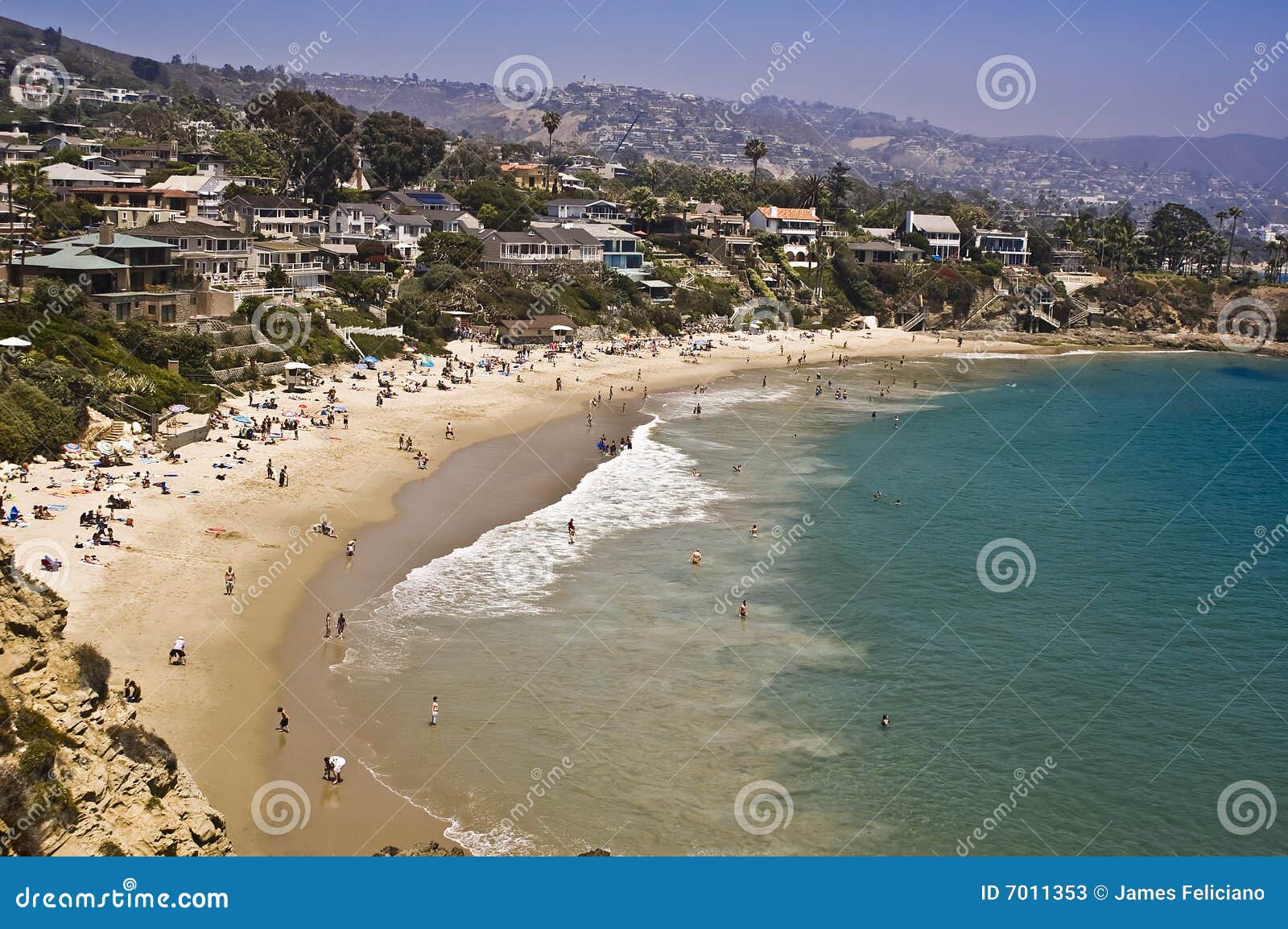Cove at Laguna Beach stock image. Image of summer, ocean 7011353