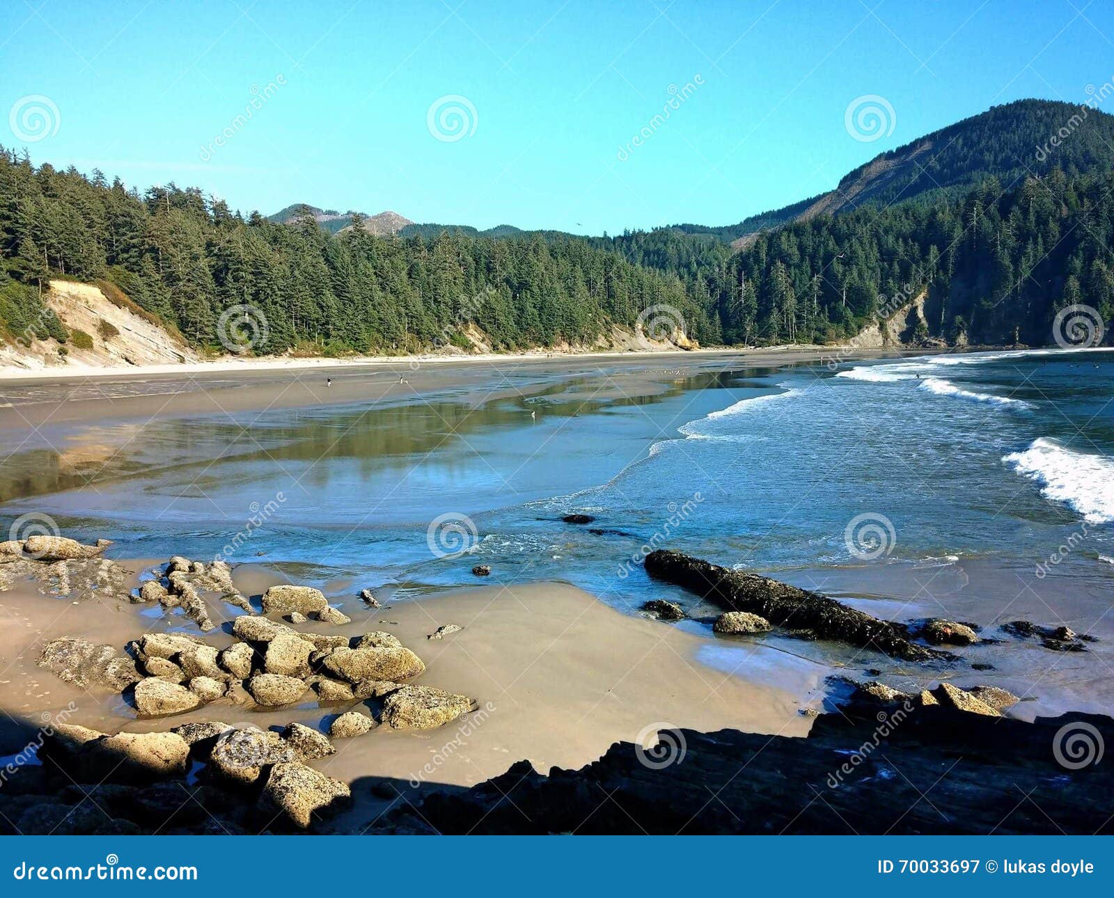 Cove stock image. Image of ocean, oregon, nature, beach 70033697