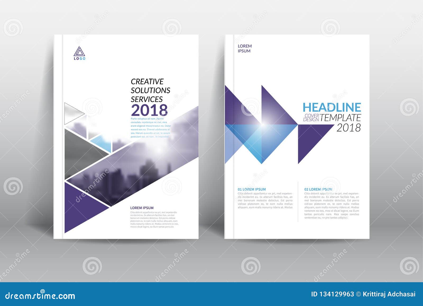 Report front page design template Report front page design template picture