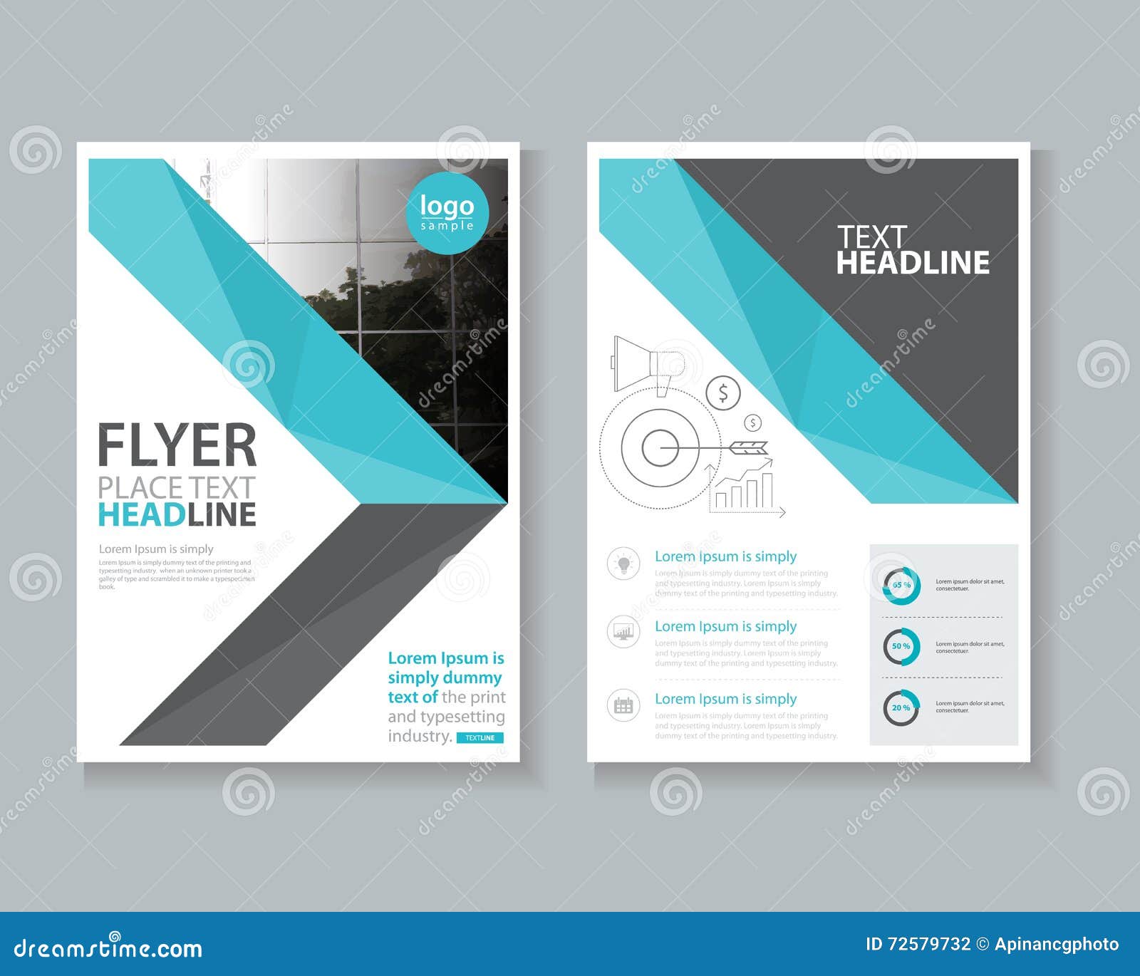 Cover Page Brochure, Flyer ,report Layout Design Template Stock Regarding Report Front Page Template