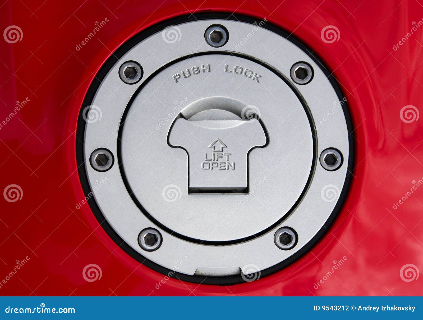 Cover of a petrol tank stock photo. Image of tank, fuel 9543212