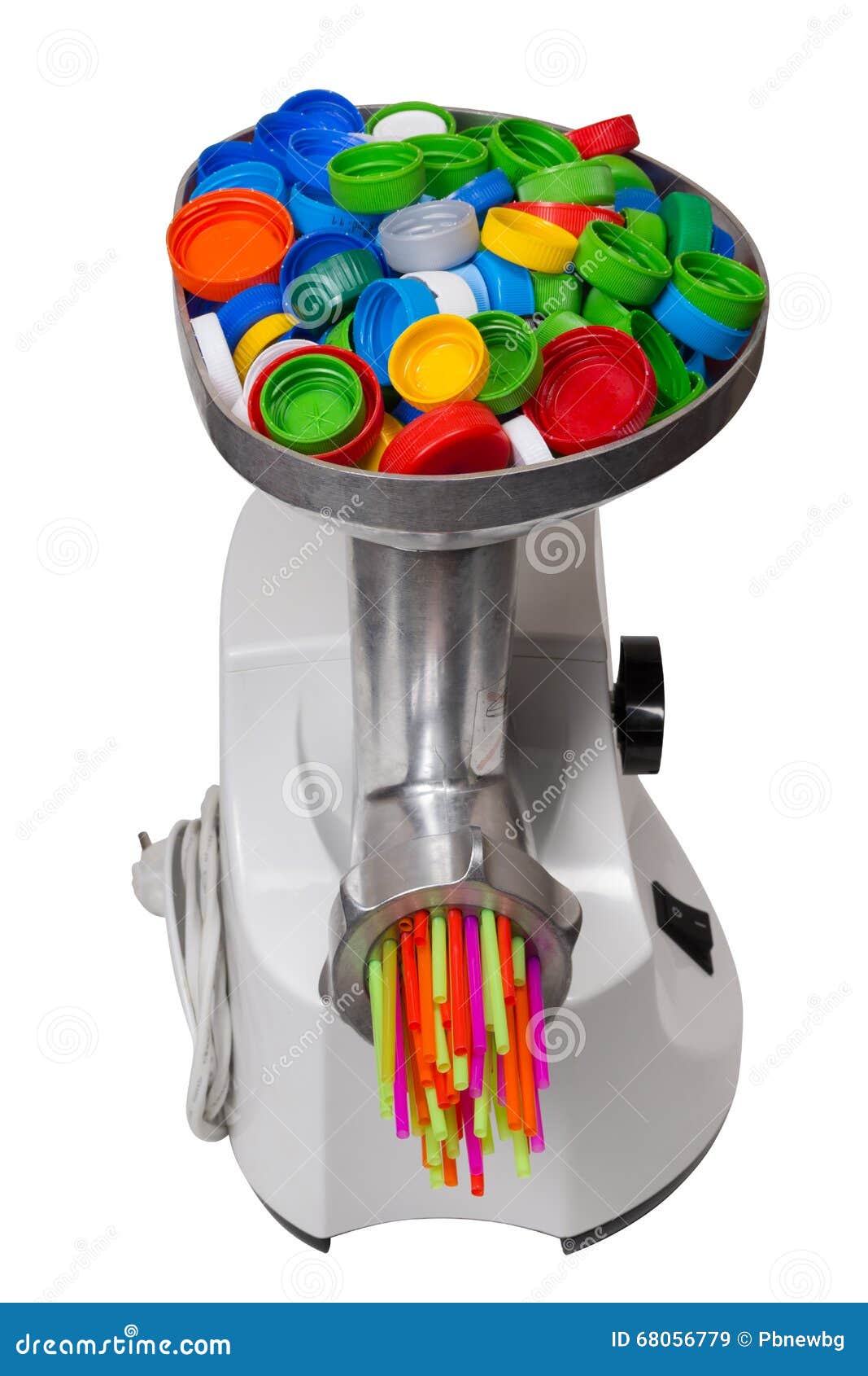 Cover Processed into Meat Grinder Stock Image Image of covers, reuse