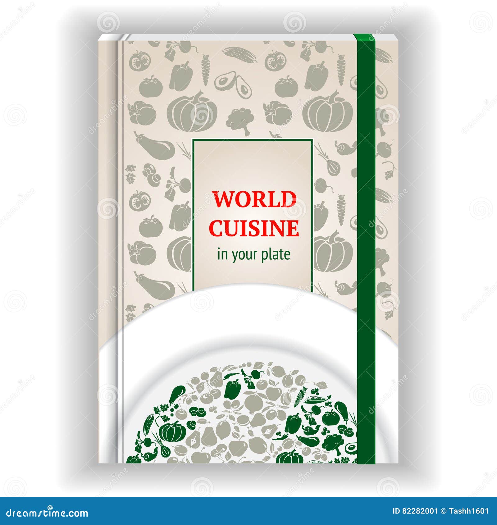 cover template cookbook stock vector illustration of head 82282001