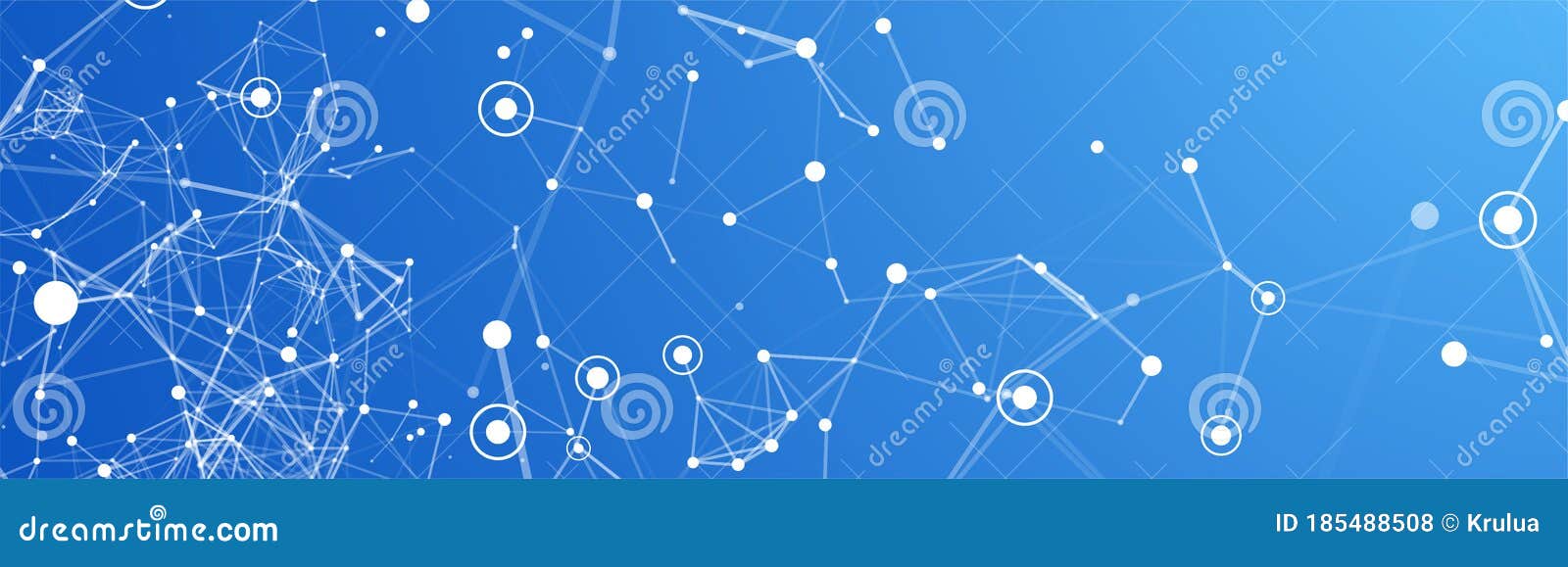 cover template for science and technology presentation. plexus style background