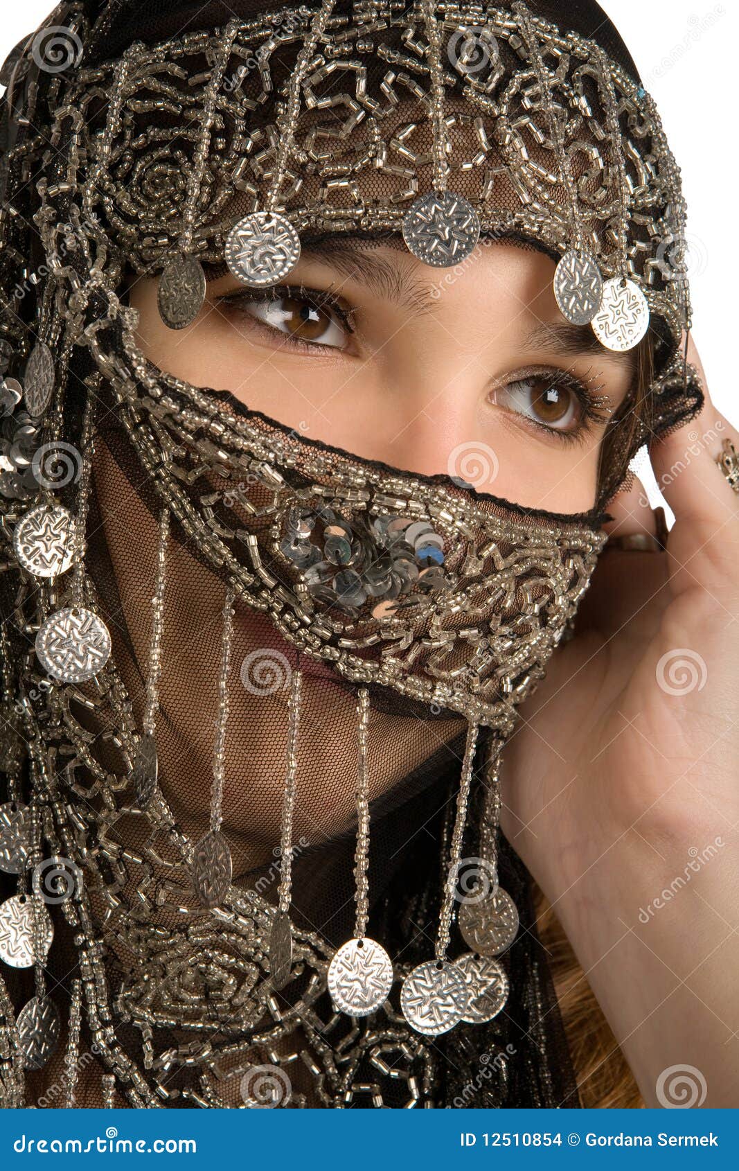 Covered stock photo. Image of feminism, girl, hands, ethnic 12510854