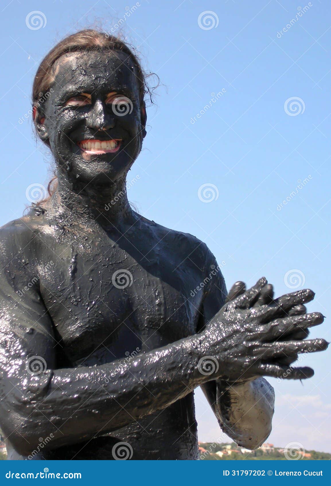 Covered in mud stock photo. Image of tropical, beach 31797202