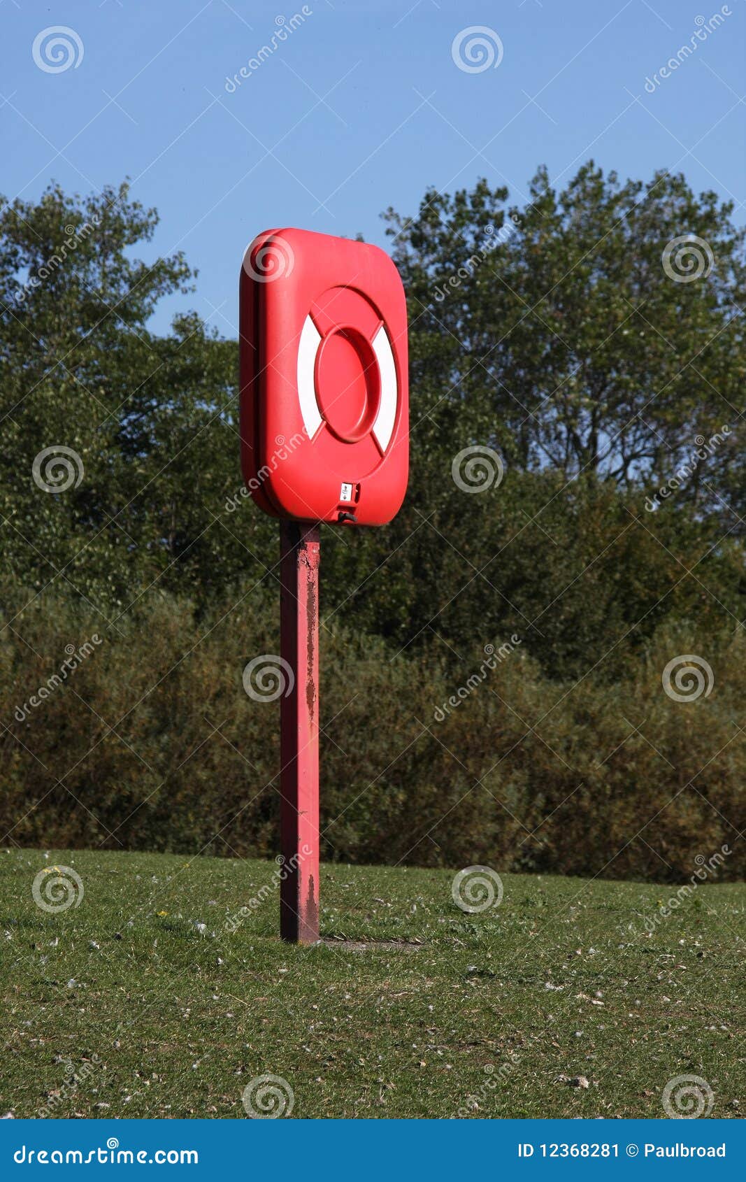 Covered water safety ring. stock image. Image of ring 12368281