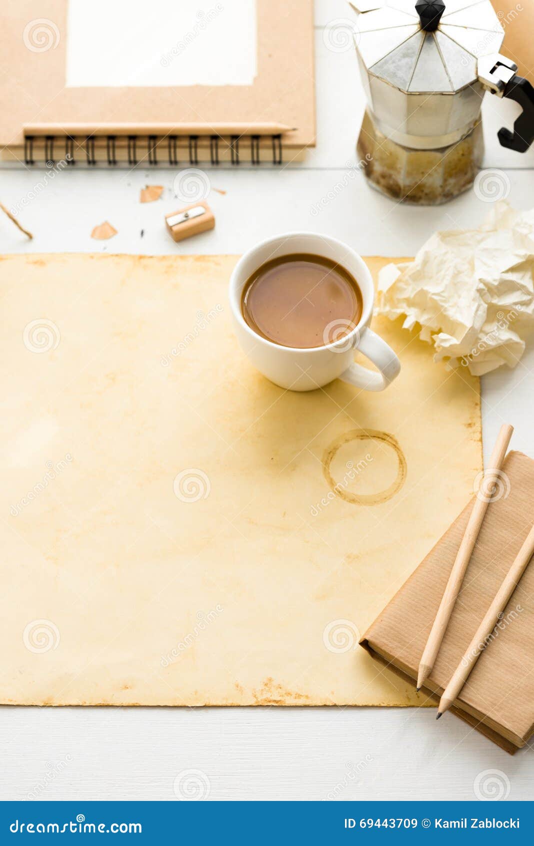 Covering Books with Brown Paper Stock Image Image of bright, books 69443709