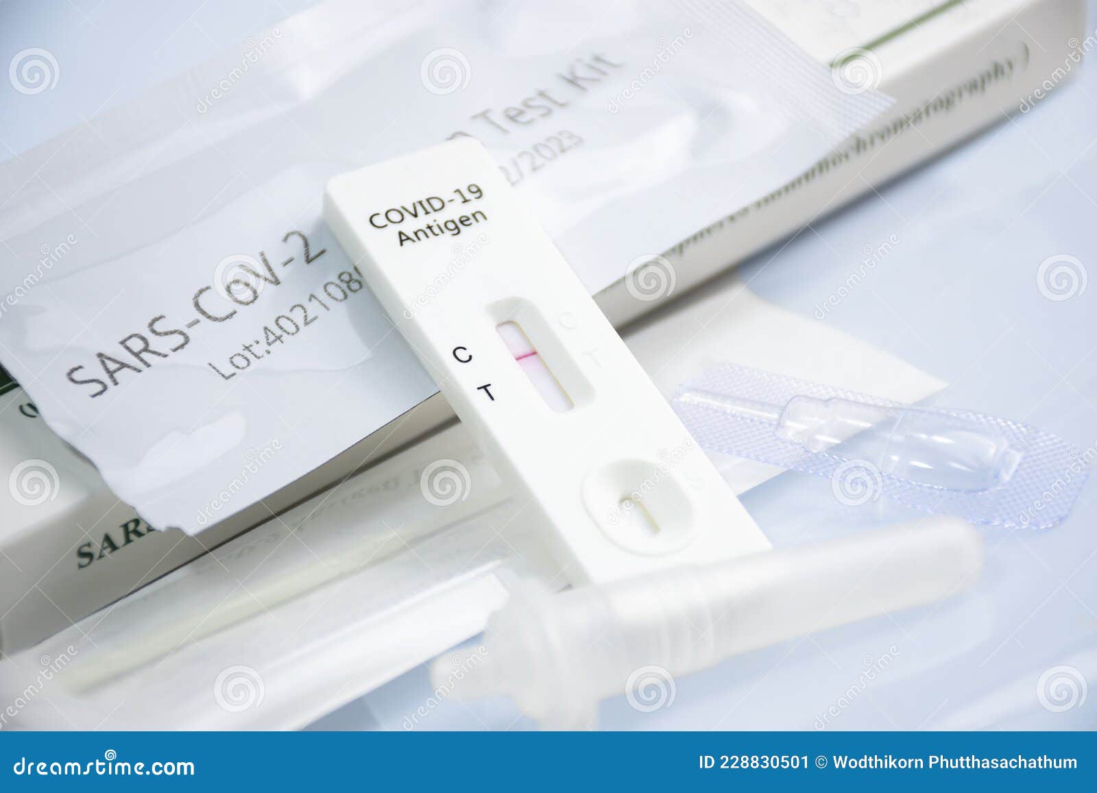 covid-19 negative test result with sars cov-2 rapid antigen test kit atk