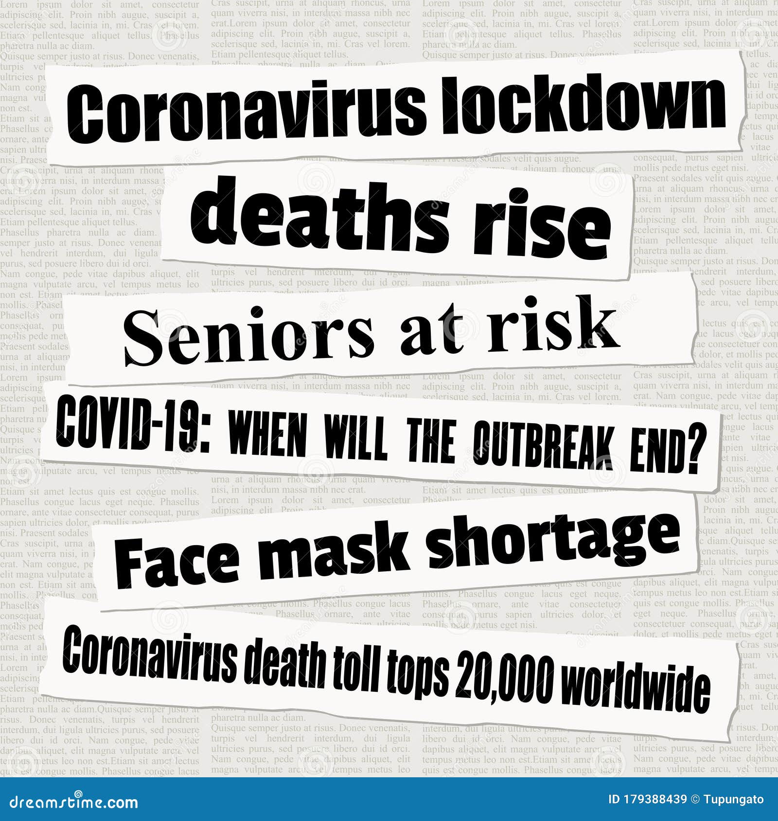 covid-19 pandemic newspaper titles