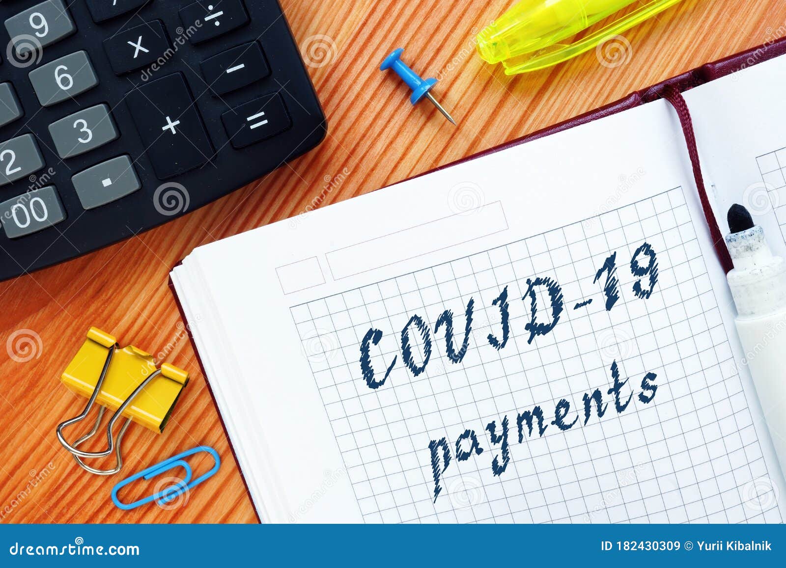 covid payments  phrase on the page